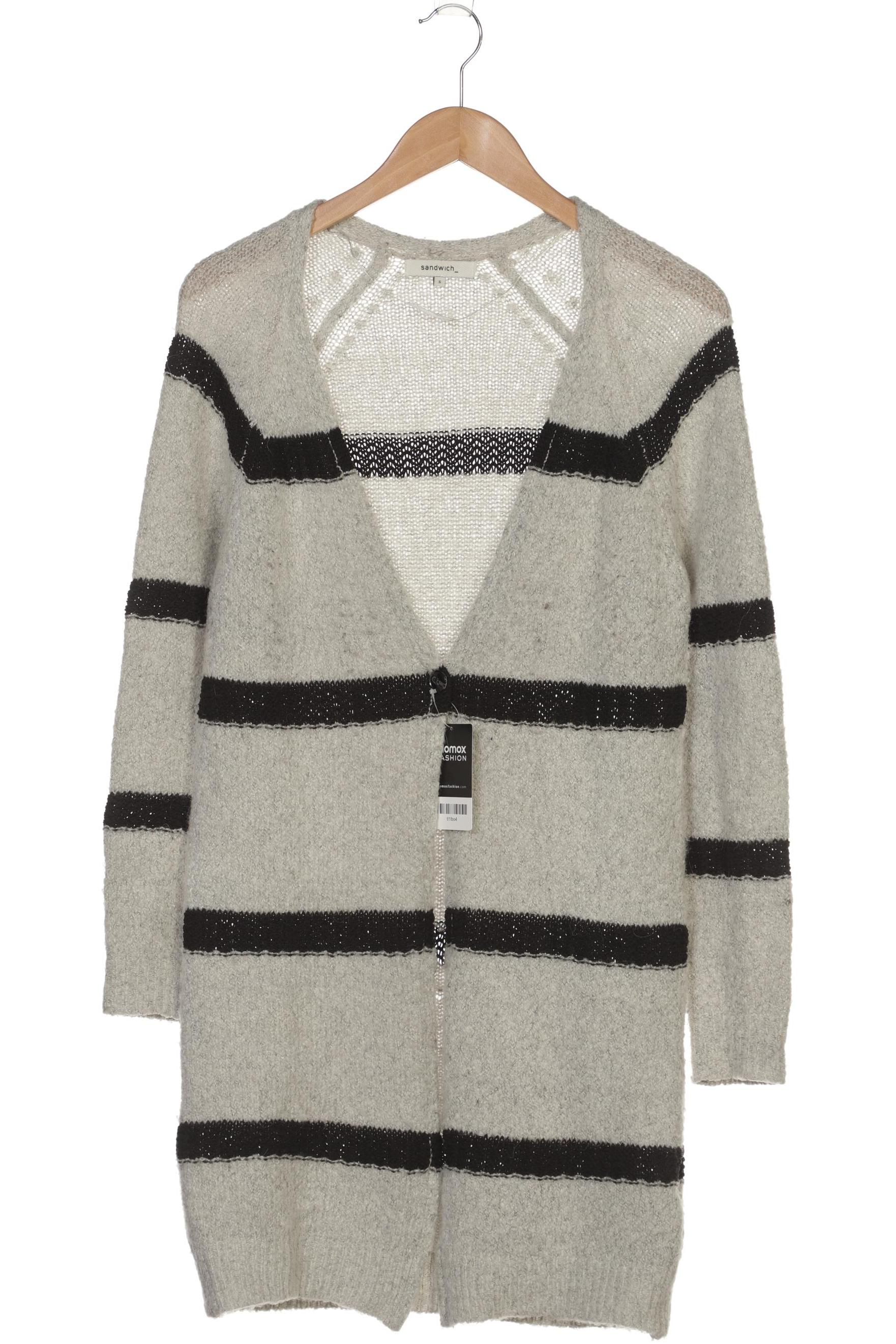 

sandwich_ Damen Strickjacke, grau, Gr. 36