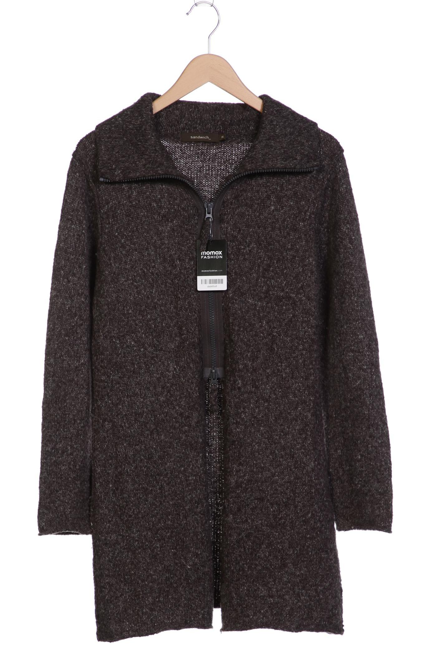 

sandwich_ Damen Strickjacke, grau