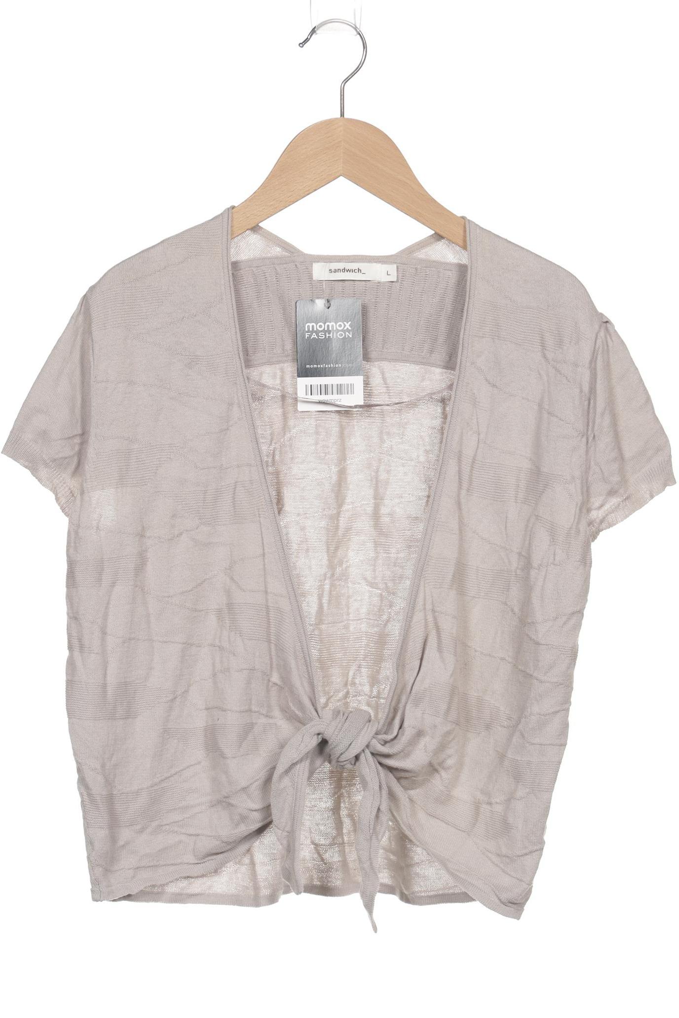 

sandwich_ Damen Strickjacke, grau, Gr. 42
