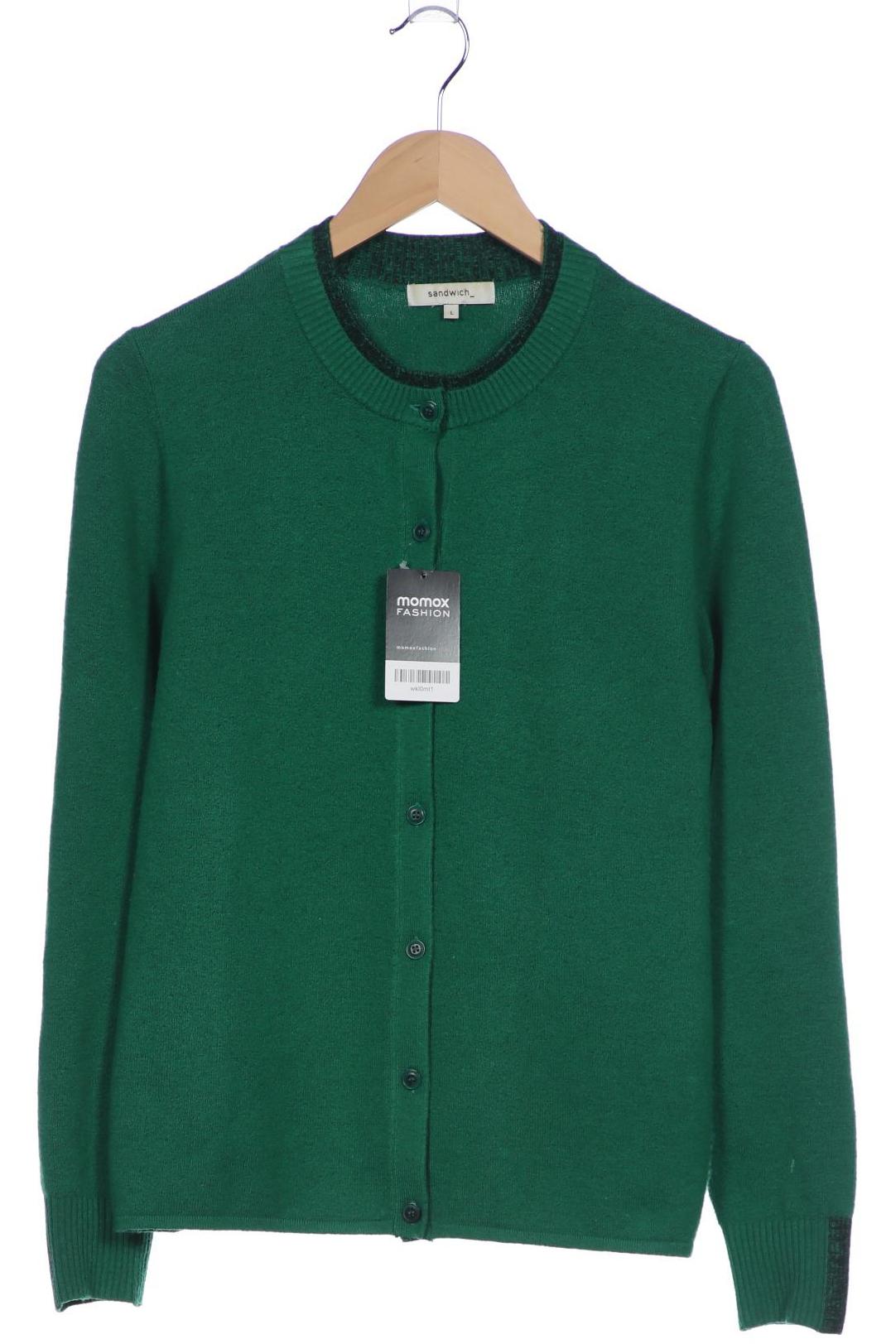 

sandwich_ Damen Strickjacke, grün, Gr. 42