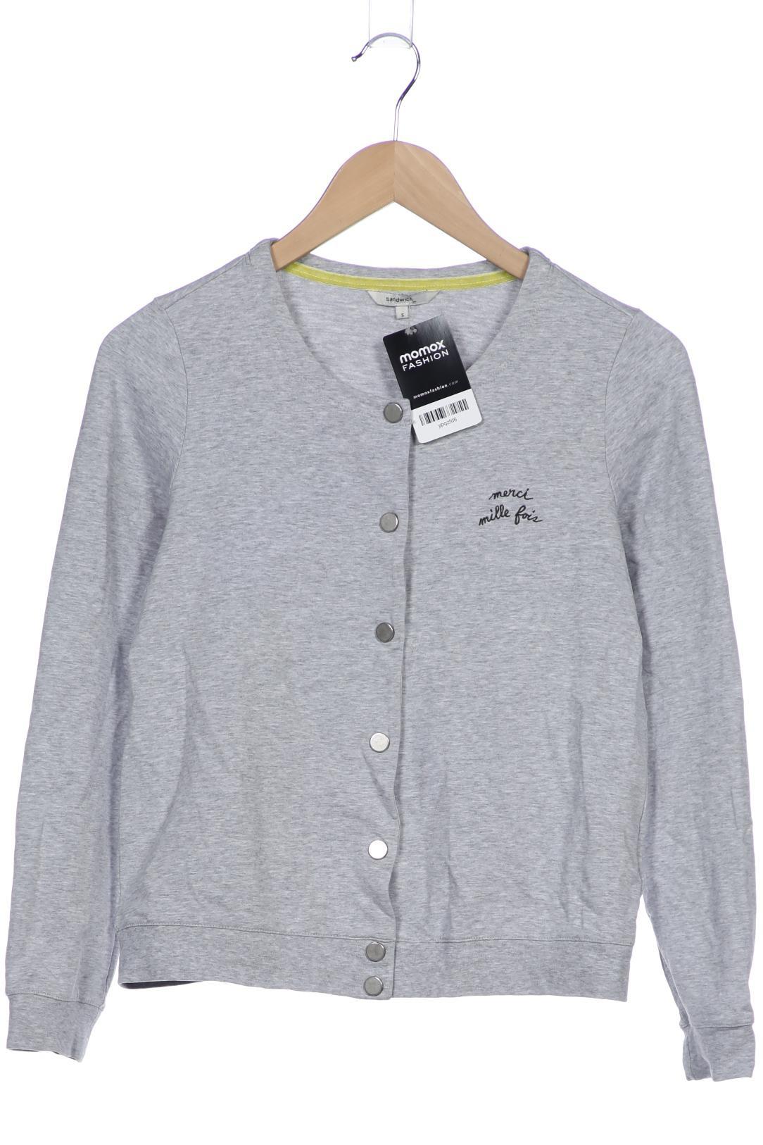

sandwich_ Damen Strickjacke, grau, Gr. 36