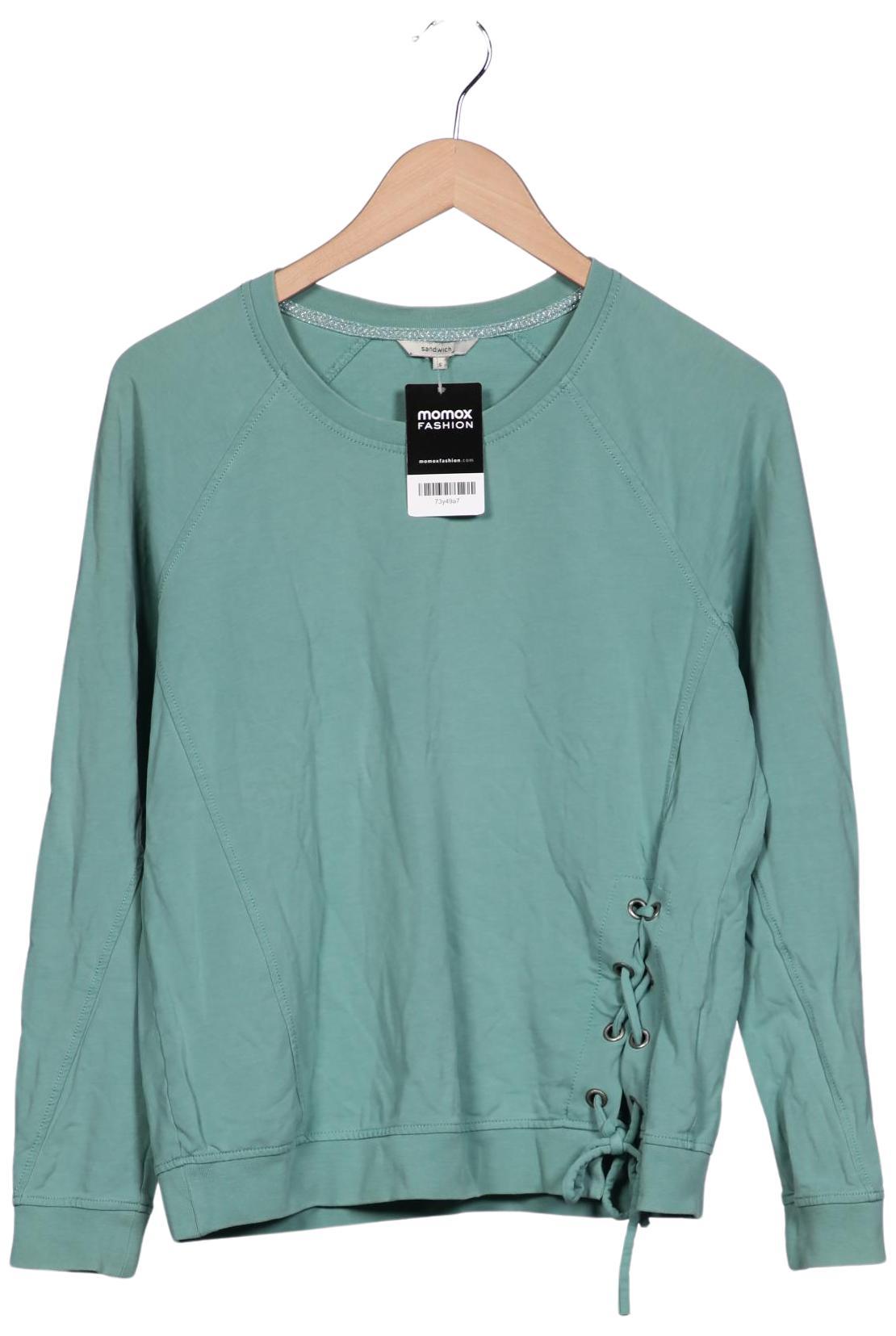 

sandwich_ Damen Sweatshirt, türkis, Gr. 36