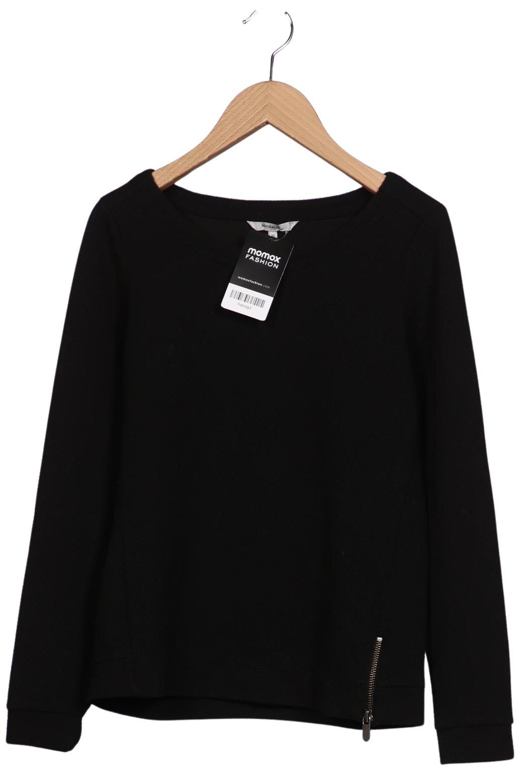 

sandwich_ Damen Sweatshirt, schwarz, Gr. 34