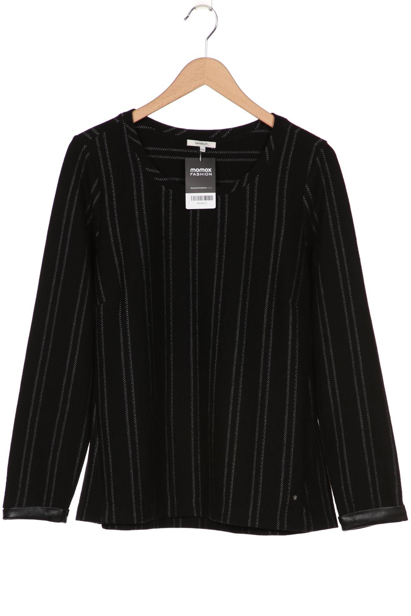 

sandwich_ Damen Sweatshirt, schwarz, Gr. 46