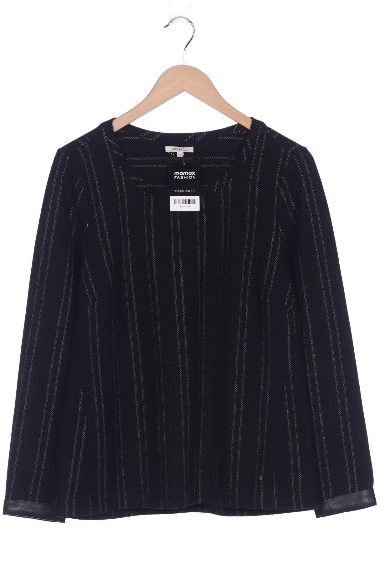 

sandwich_ Damen Sweatshirt, schwarz, Gr. 44