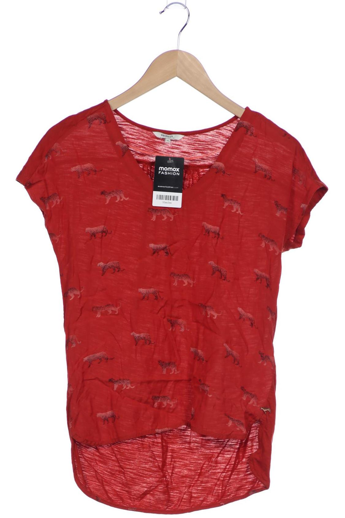 

sandwich_ Damen T-Shirt, rot, Gr. 34