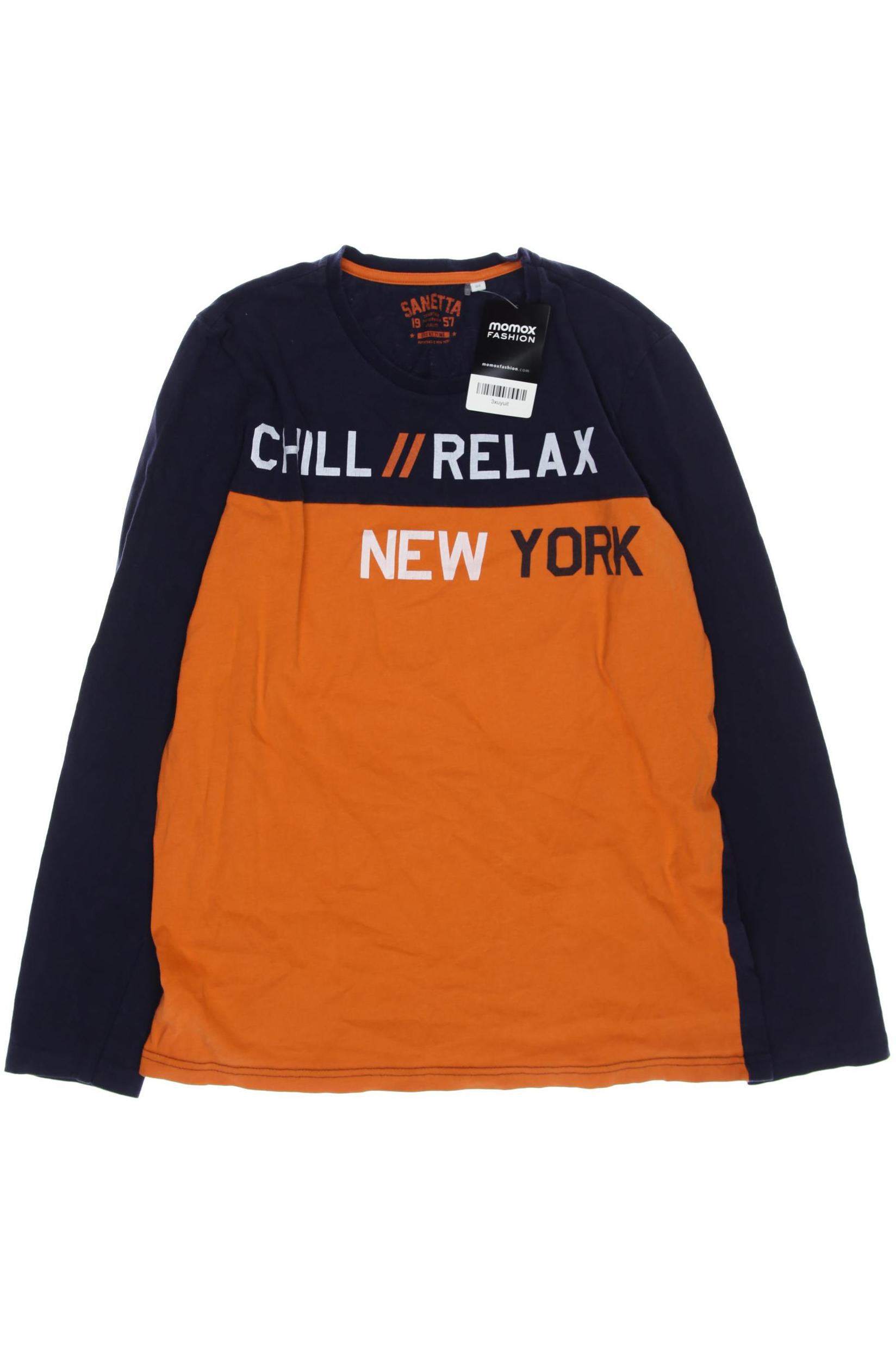 

Sanetta Herren Langarmshirt, orange, Gr. 164