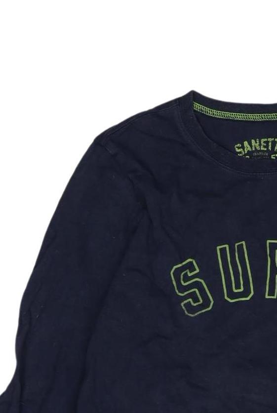 Thumbnail - Sanetta Jungen Langarmshirt, marineblau, Gr. 140