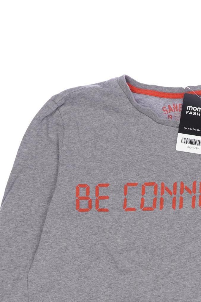 Thumbnail - Sanetta Jungen Langarmshirt, grau, Gr. 164