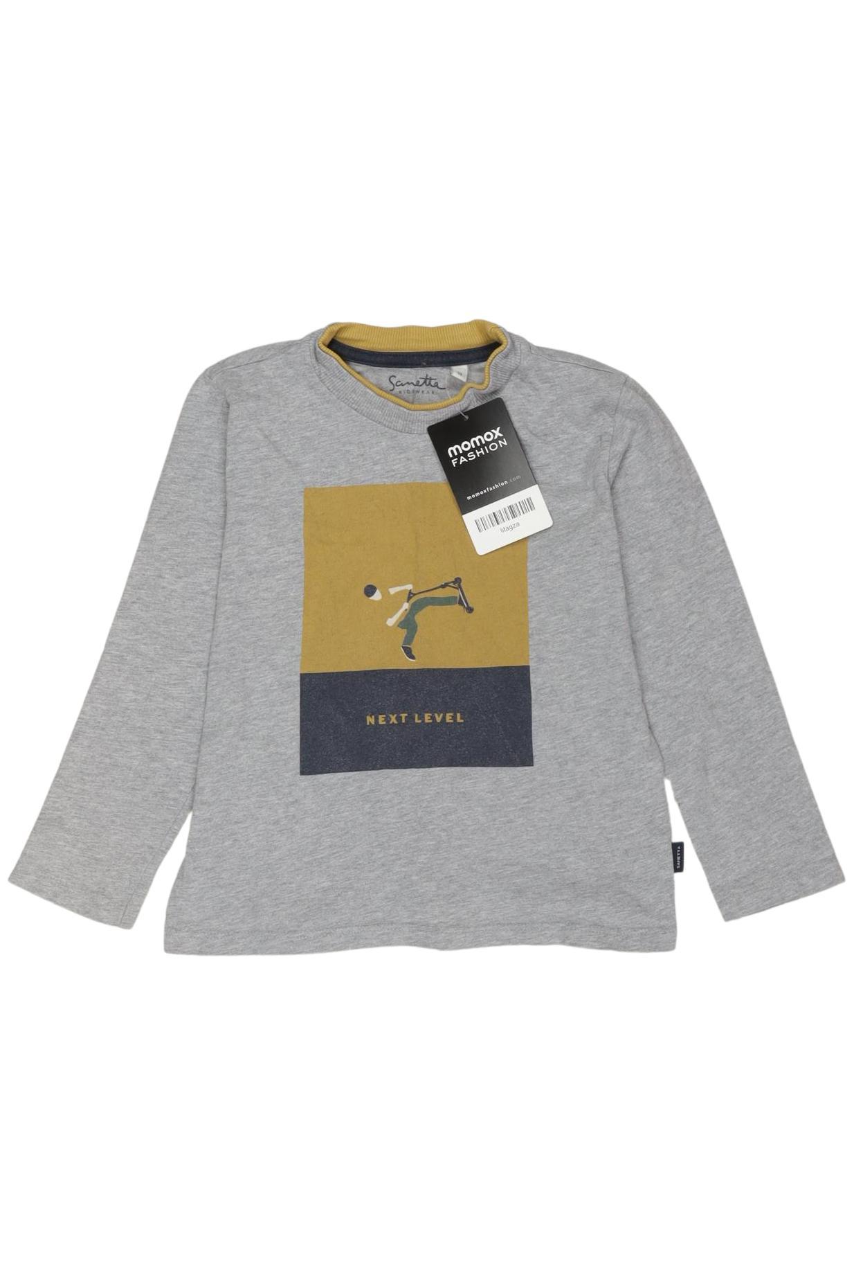 

Sanetta Jungen Langarmshirt, grau, Gr. 98