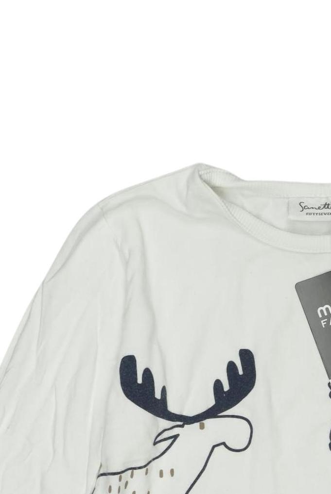 Thumbnail - Sanetta Jungen Langarmshirt, weiß, Gr. 86