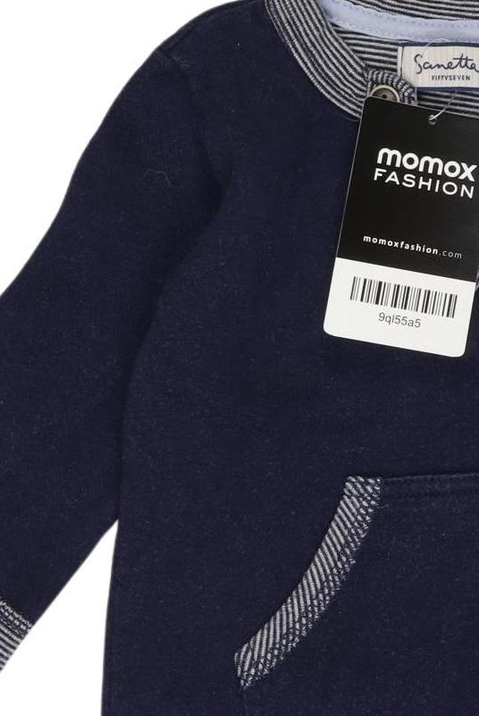 Thumbnail - Sanetta Jungen Strampler, marineblau, Gr. 68