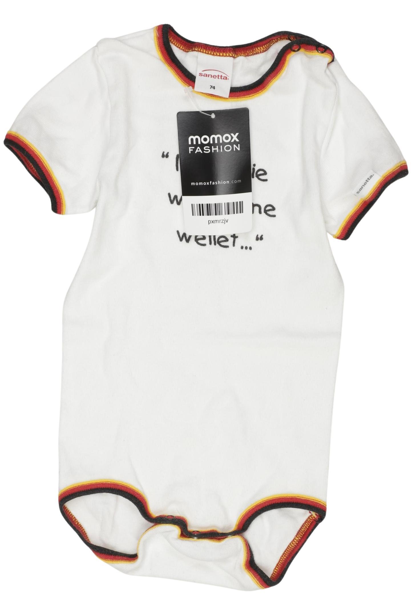 

Sanetta Jungen Strampler, weiß, Gr. 74