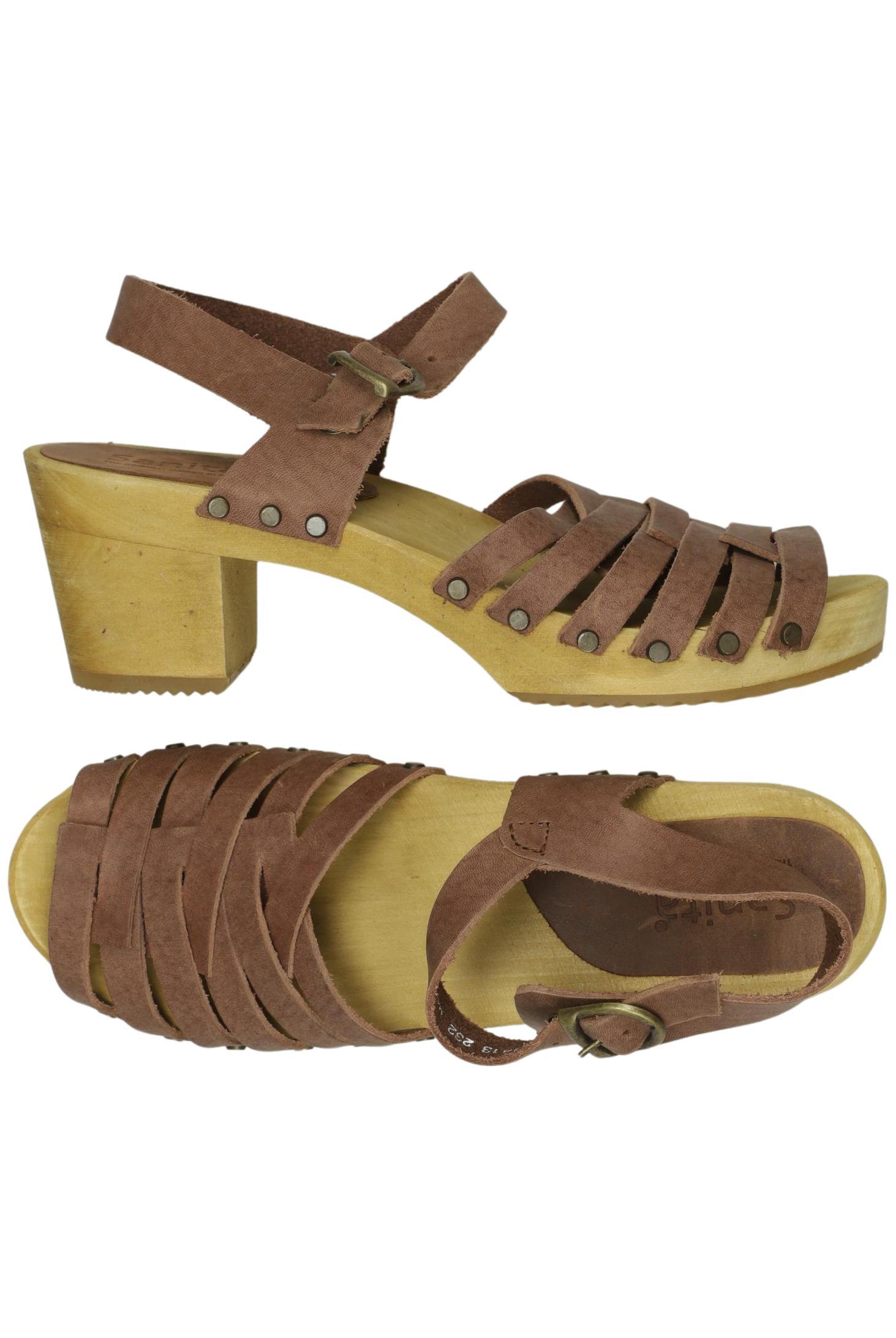 

Sanita Damen Sandale, braun, Gr. 38