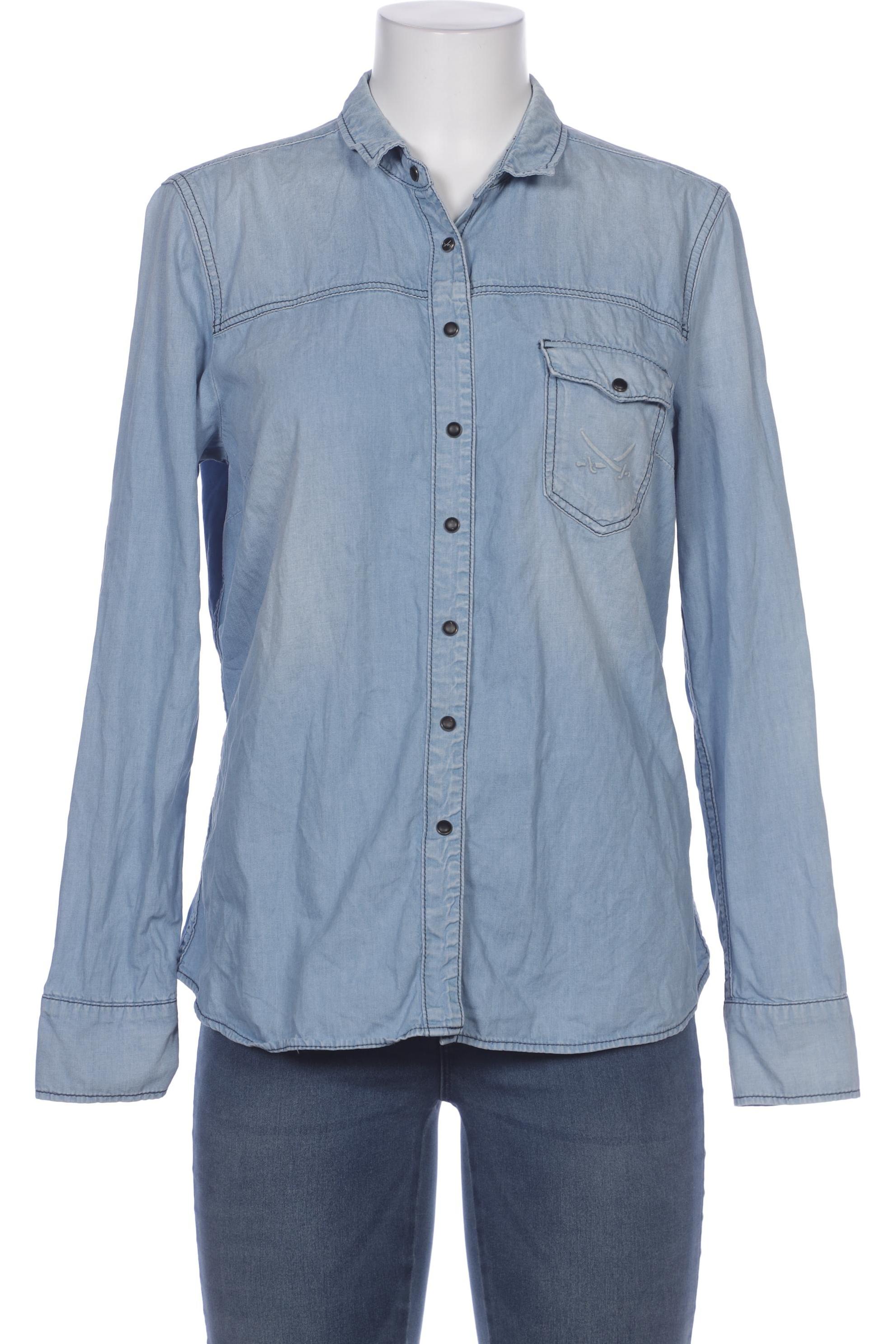 

Sansibar Damen Bluse, blau, Gr. 42