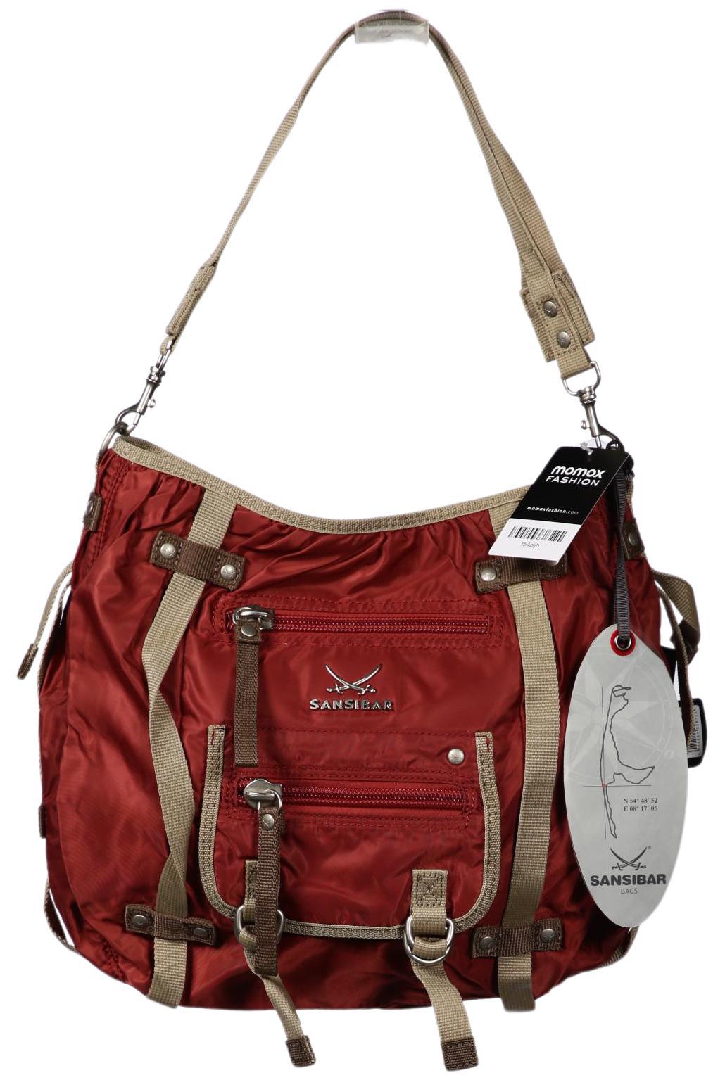 

Sansibar Damen Handtasche, bordeaux, Gr.
