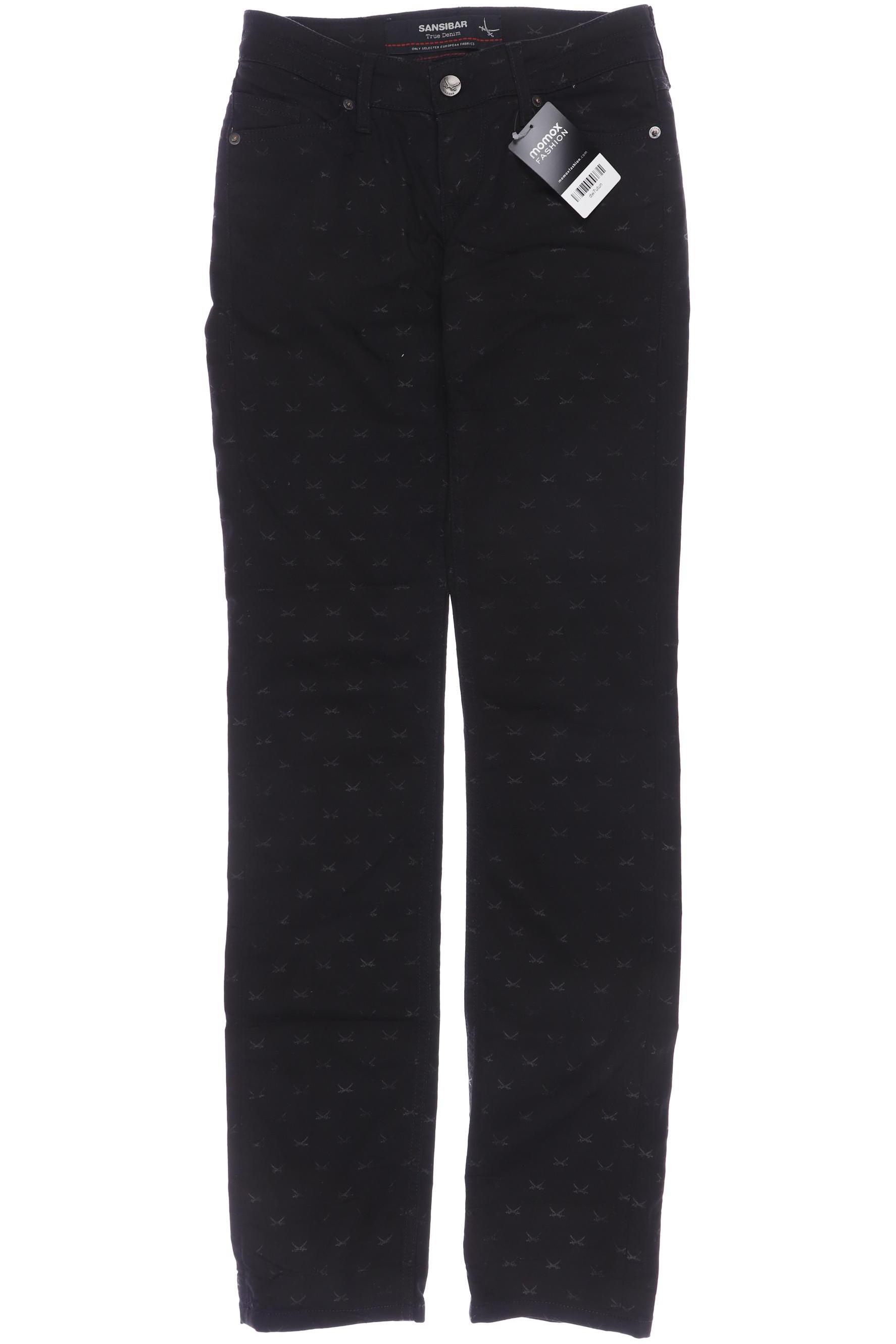 

SANSIBAR Damen Jeans, schwarz