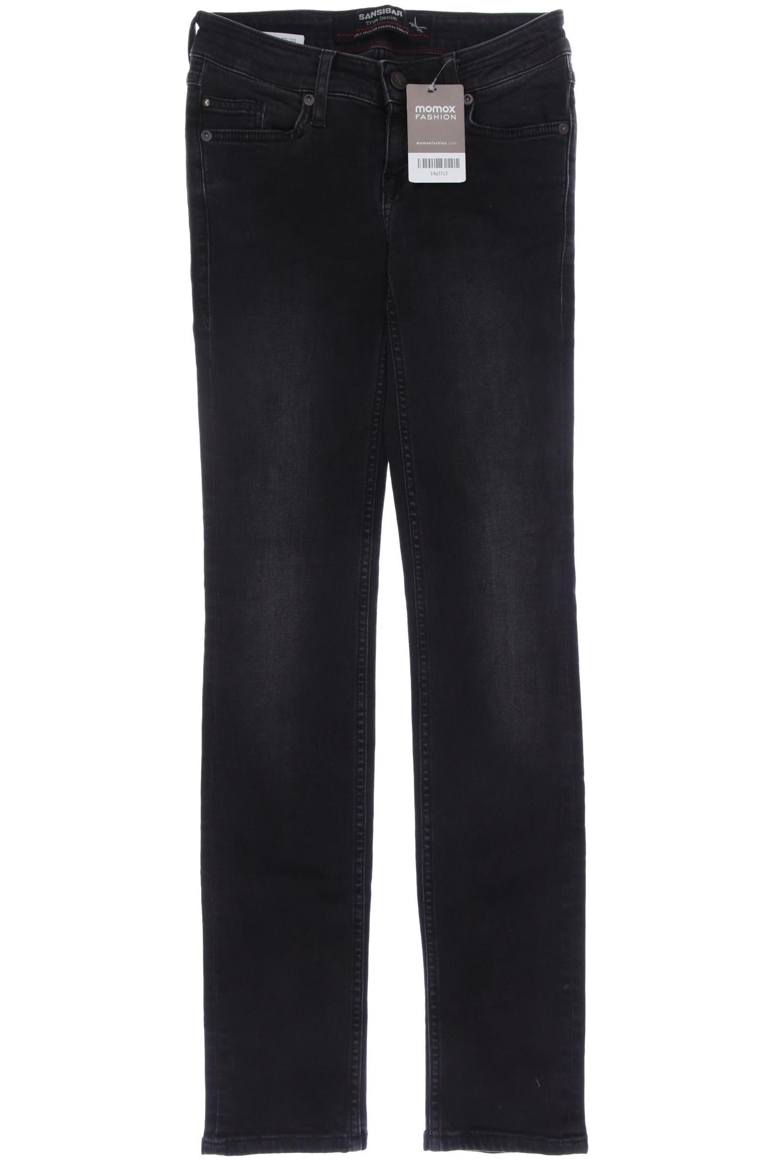 

SANSIBAR Damen Jeans, schwarz