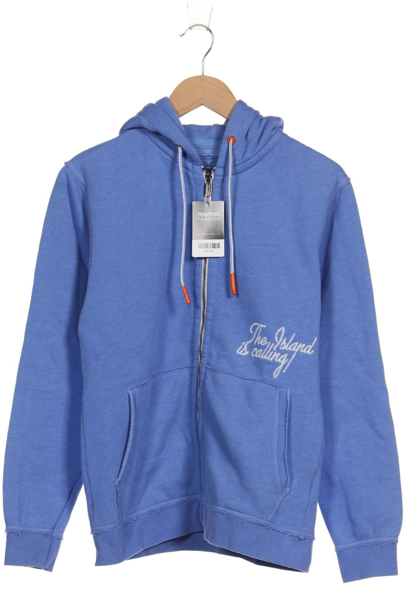 

Sansibar Damen Kapuzenpullover, blau, Gr. 36