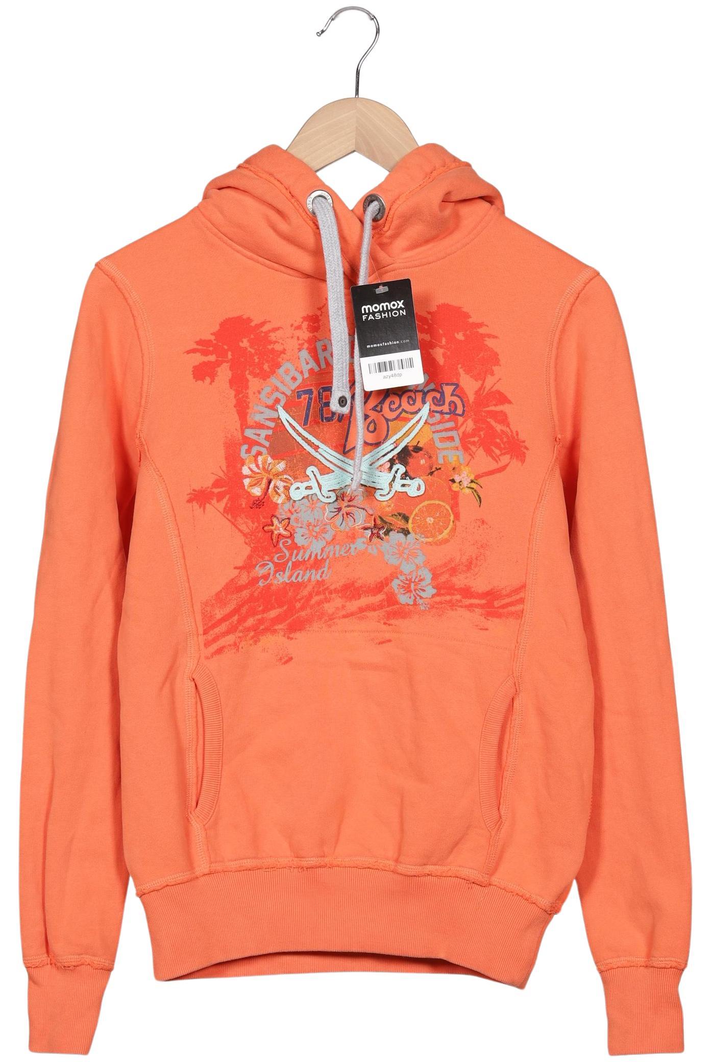 

Sansibar Damen Kapuzenpullover, orange, Gr. 36
