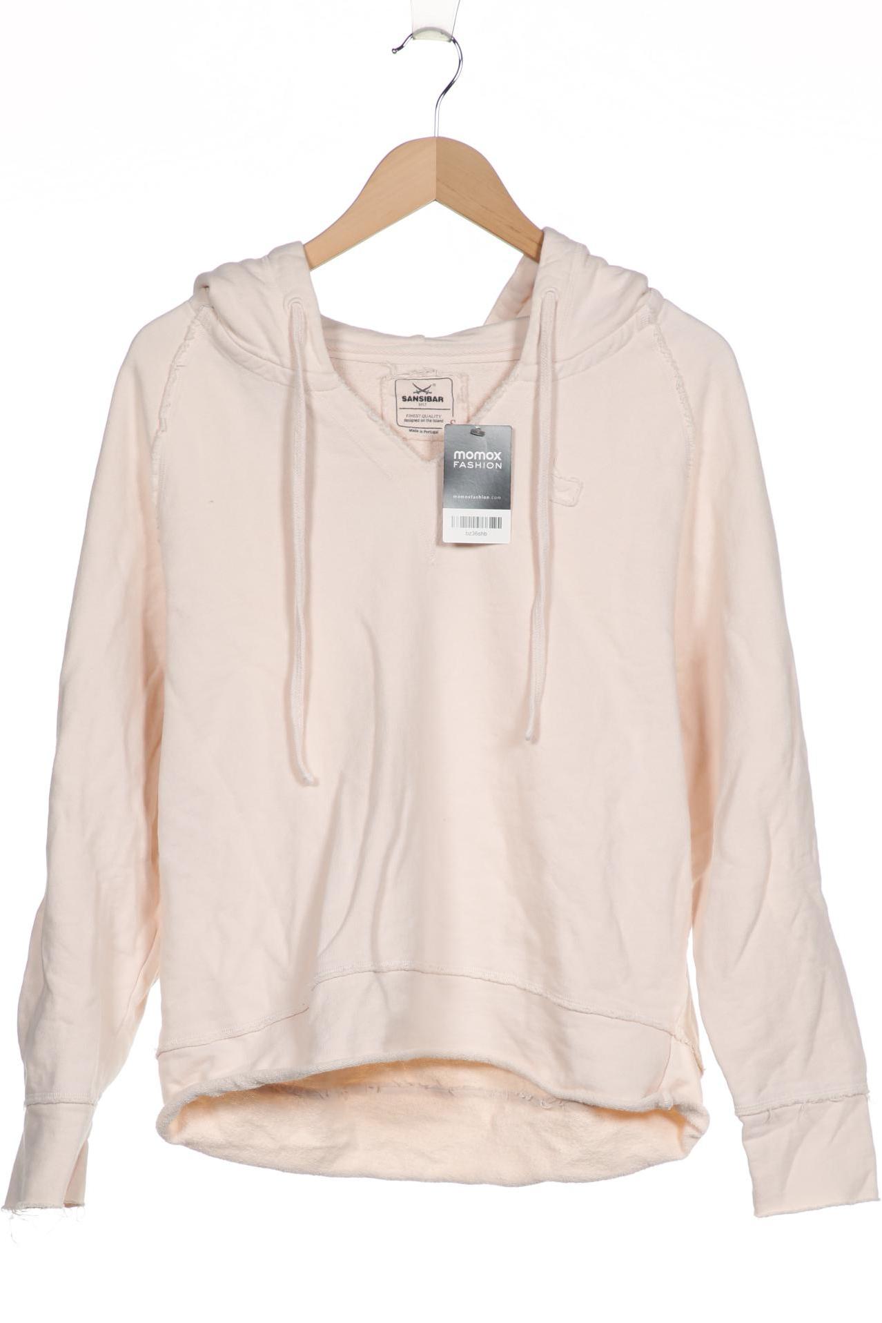 

SANSIBAR Damen Kapuzenpullover, cremeweiß