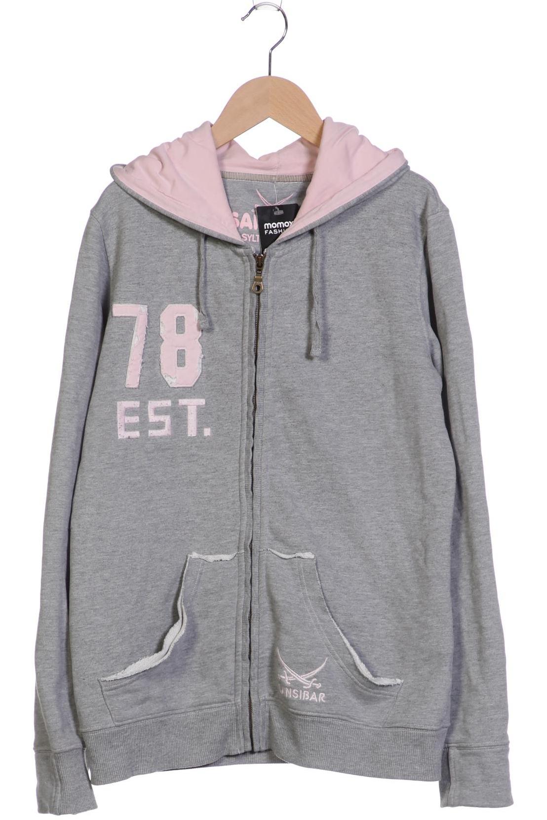 

SANSIBAR Damen Kapuzenpullover, grau