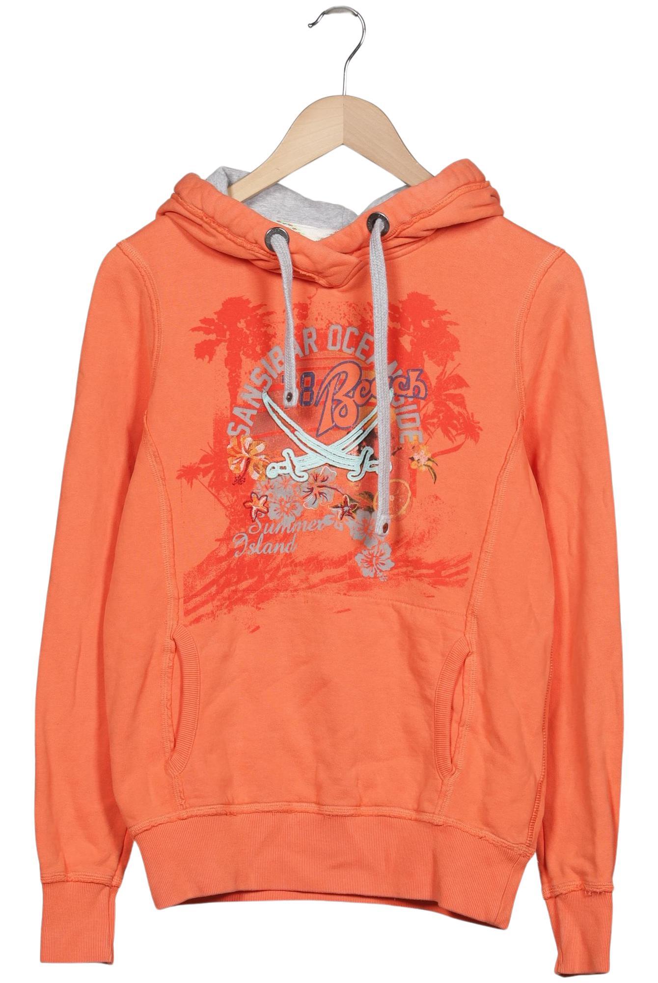 

Sansibar Damen Kapuzenpullover, orange, Gr. 36
