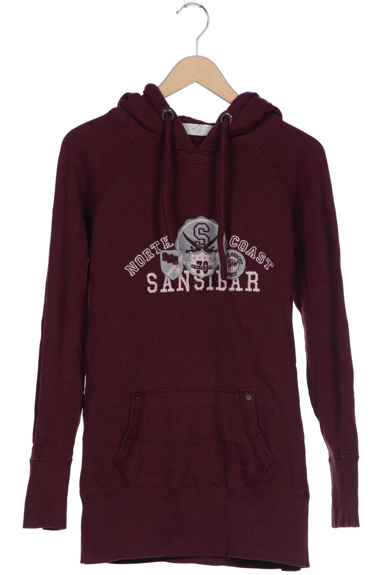 

Sansibar Damen Kapuzenpullover, bordeaux, Gr. 38