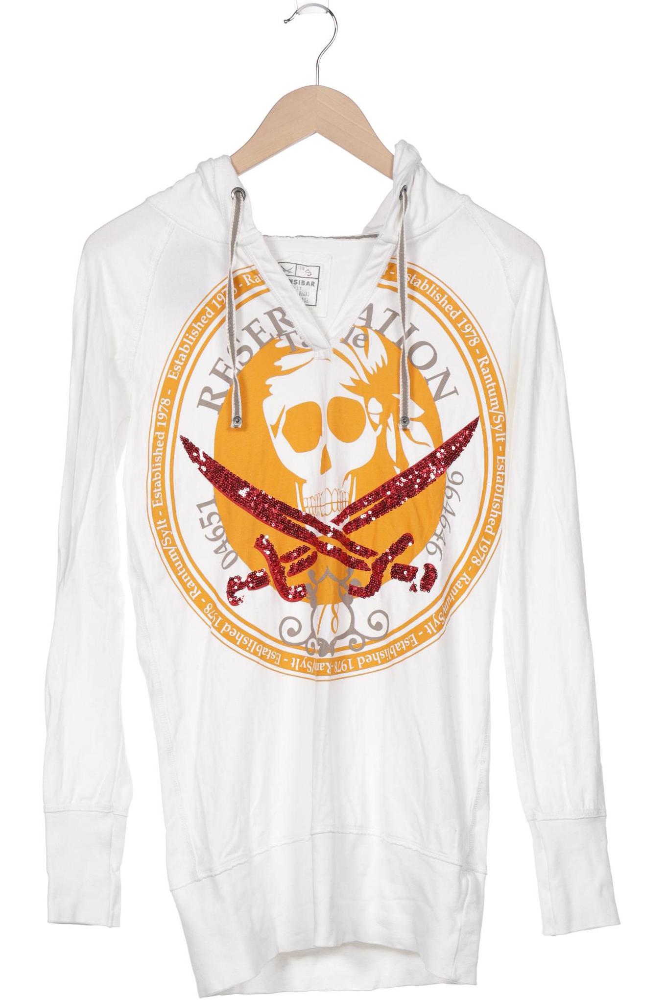 

Sansibar Damen Kapuzenpullover, weiß, Gr. 36