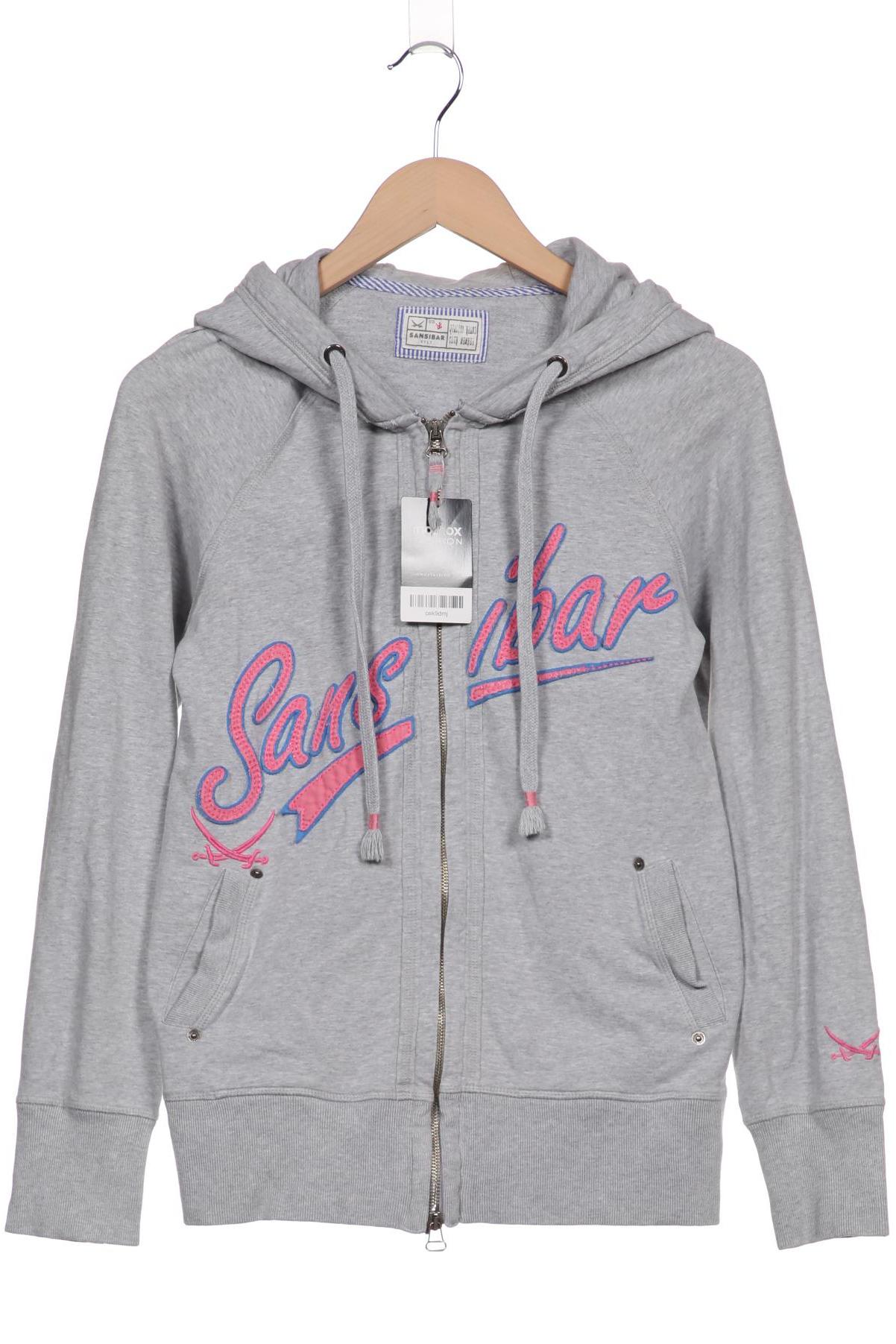 

SANSIBAR Damen Kapuzenpullover, grau