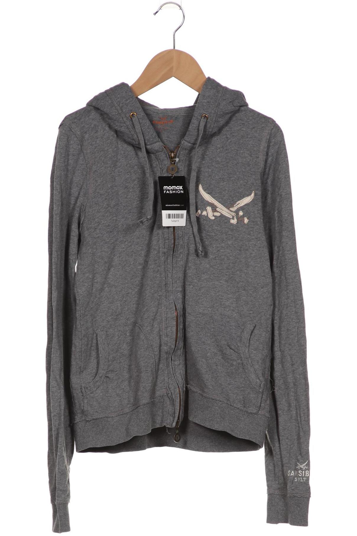

Sansibar Damen Kapuzenpullover, grau, Gr. 38