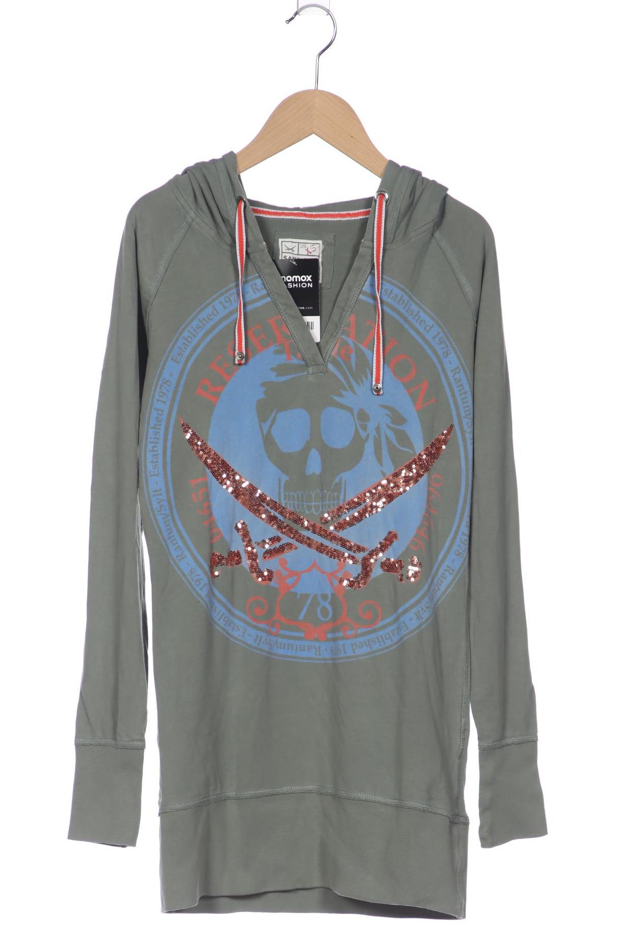 

Sansibar Damen Kapuzenpullover, türkis, Gr. 34