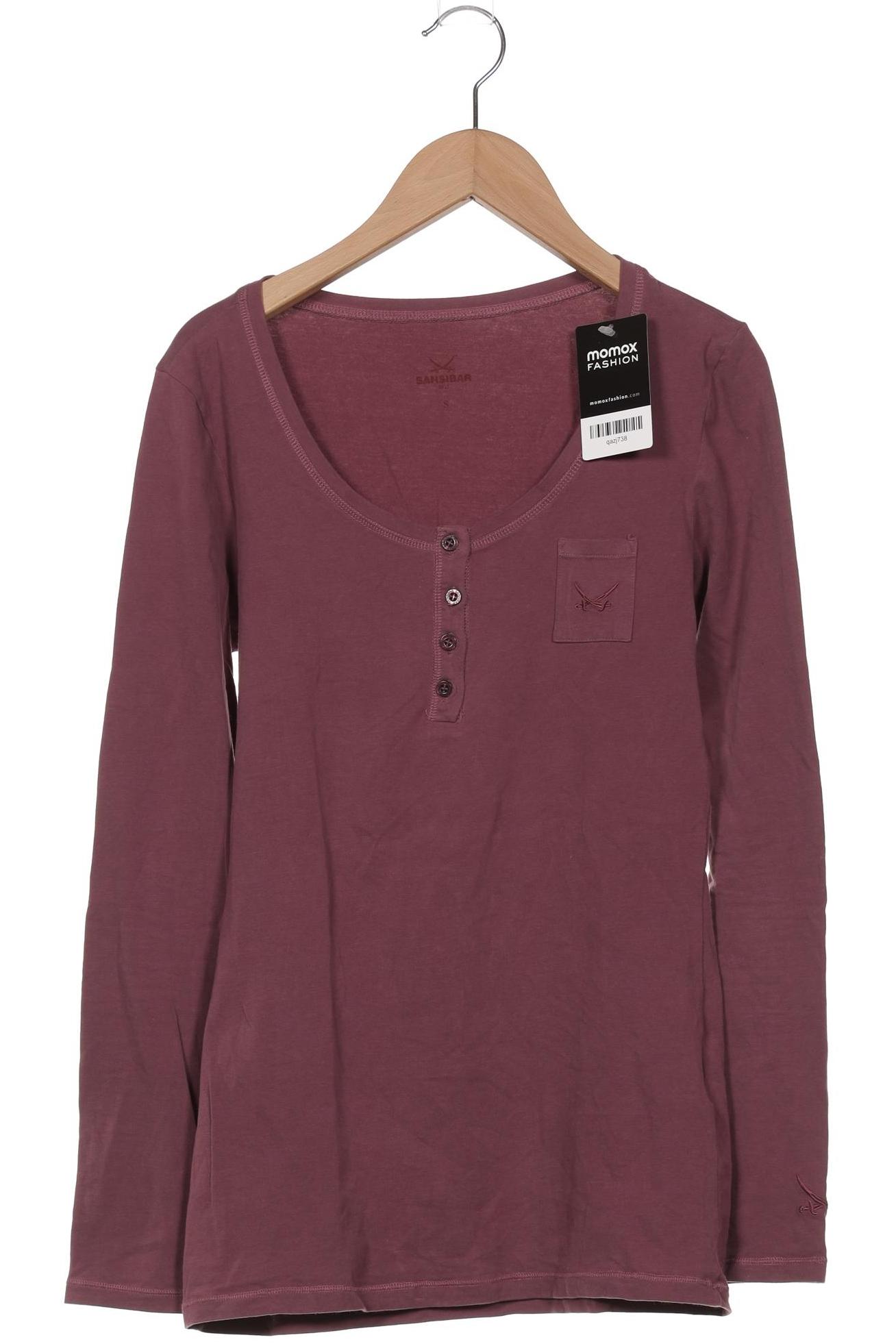 

Sansibar Damen Langarmshirt, bordeaux, Gr. 36