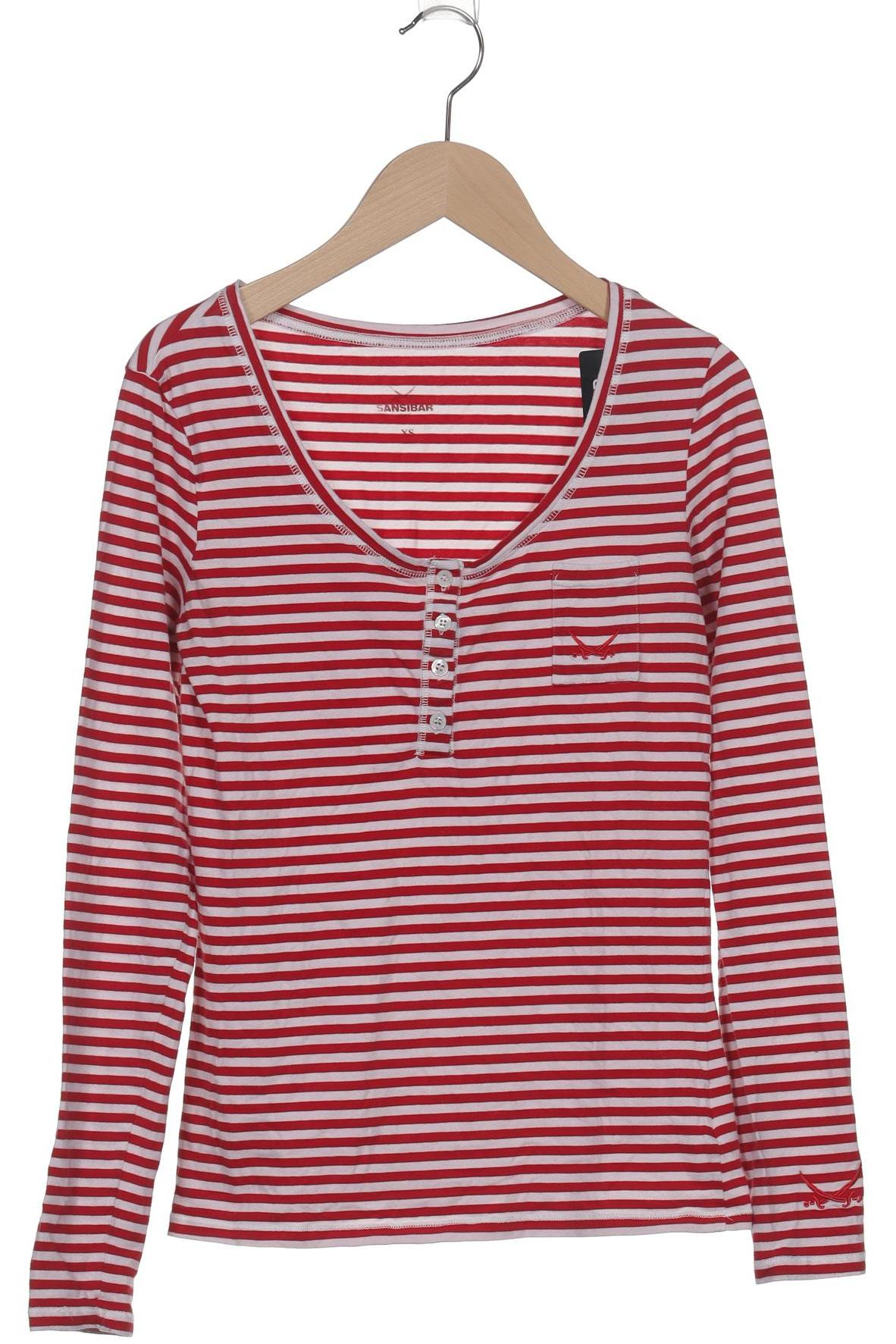 

Sansibar Damen Langarmshirt, rot, Gr. 34