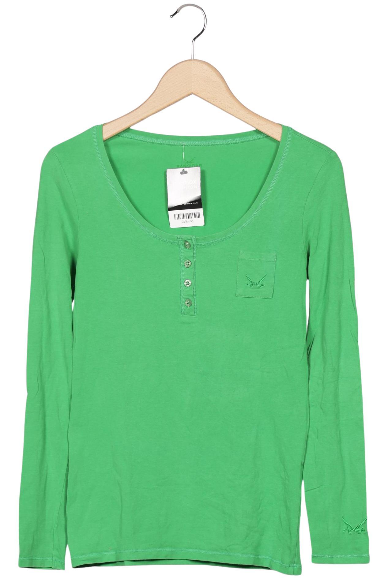

Sansibar Damen Langarmshirt, grün, Gr. 36