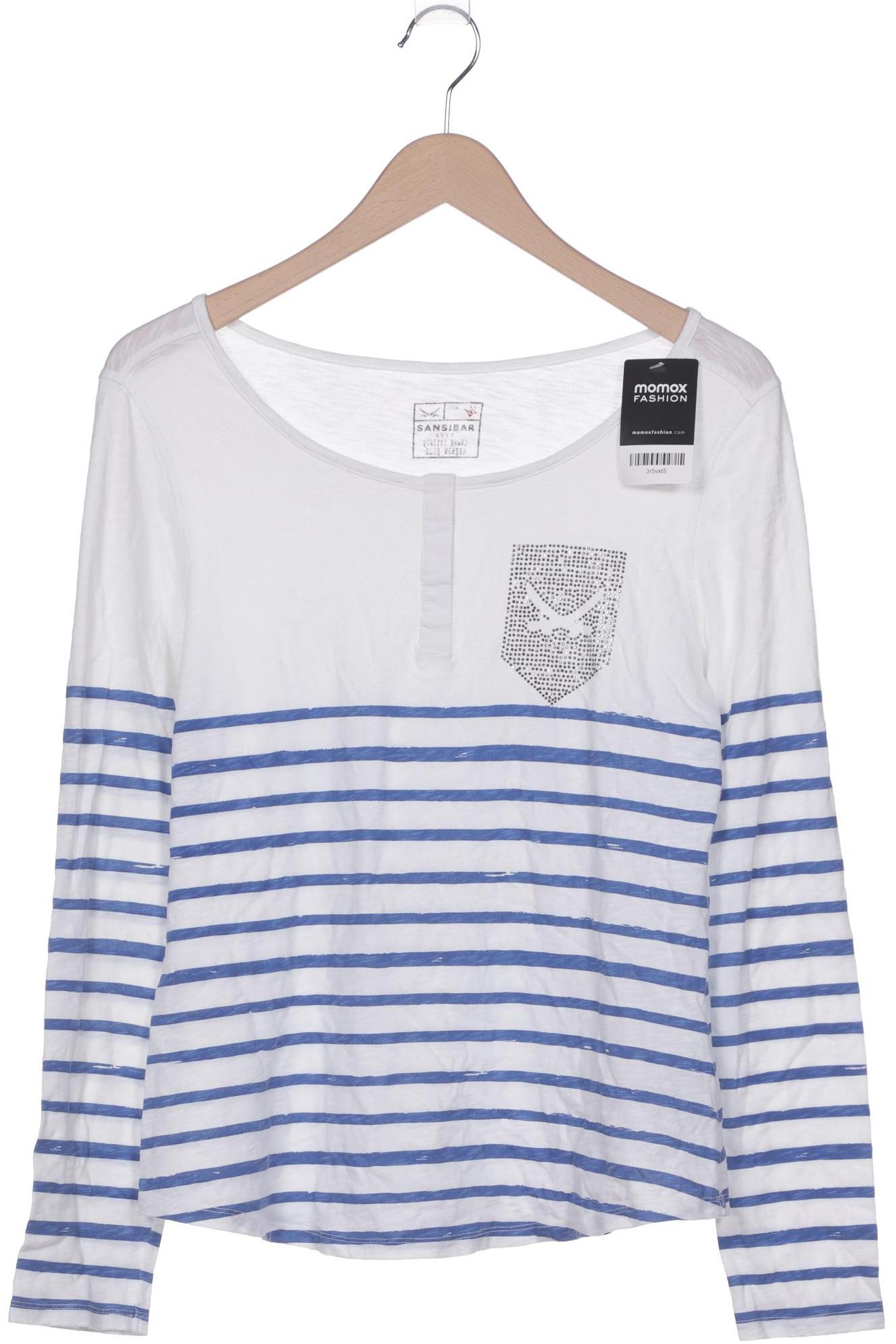

Sansibar Damen Langarmshirt, weiß, Gr. 38
