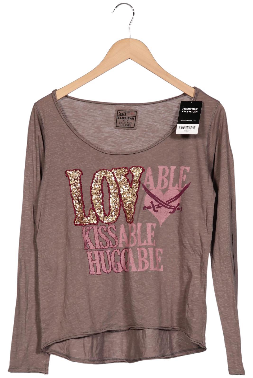 

Sansibar Damen Langarmshirt, braun, Gr. 36