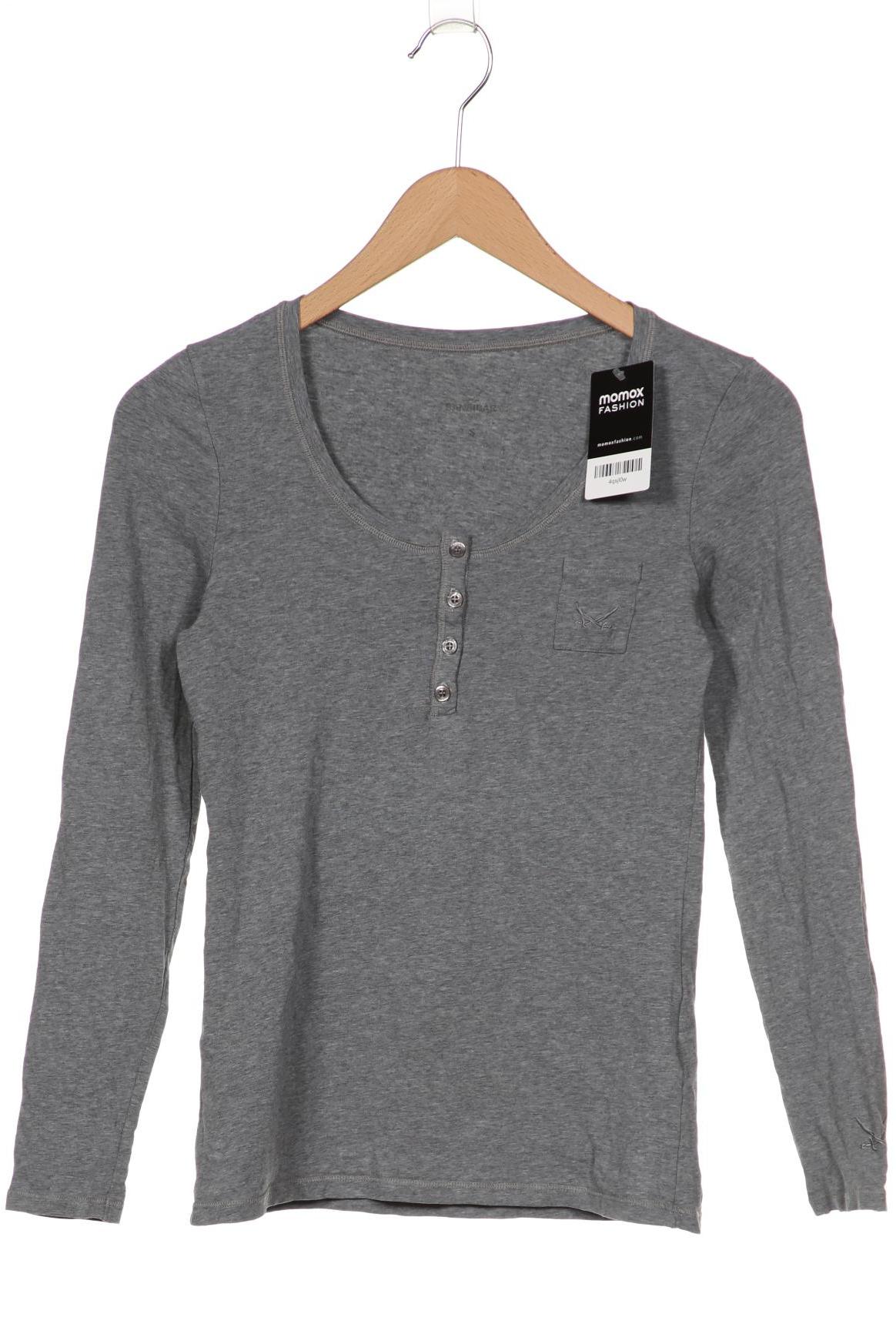 

Sansibar Damen Langarmshirt, grau, Gr. 36