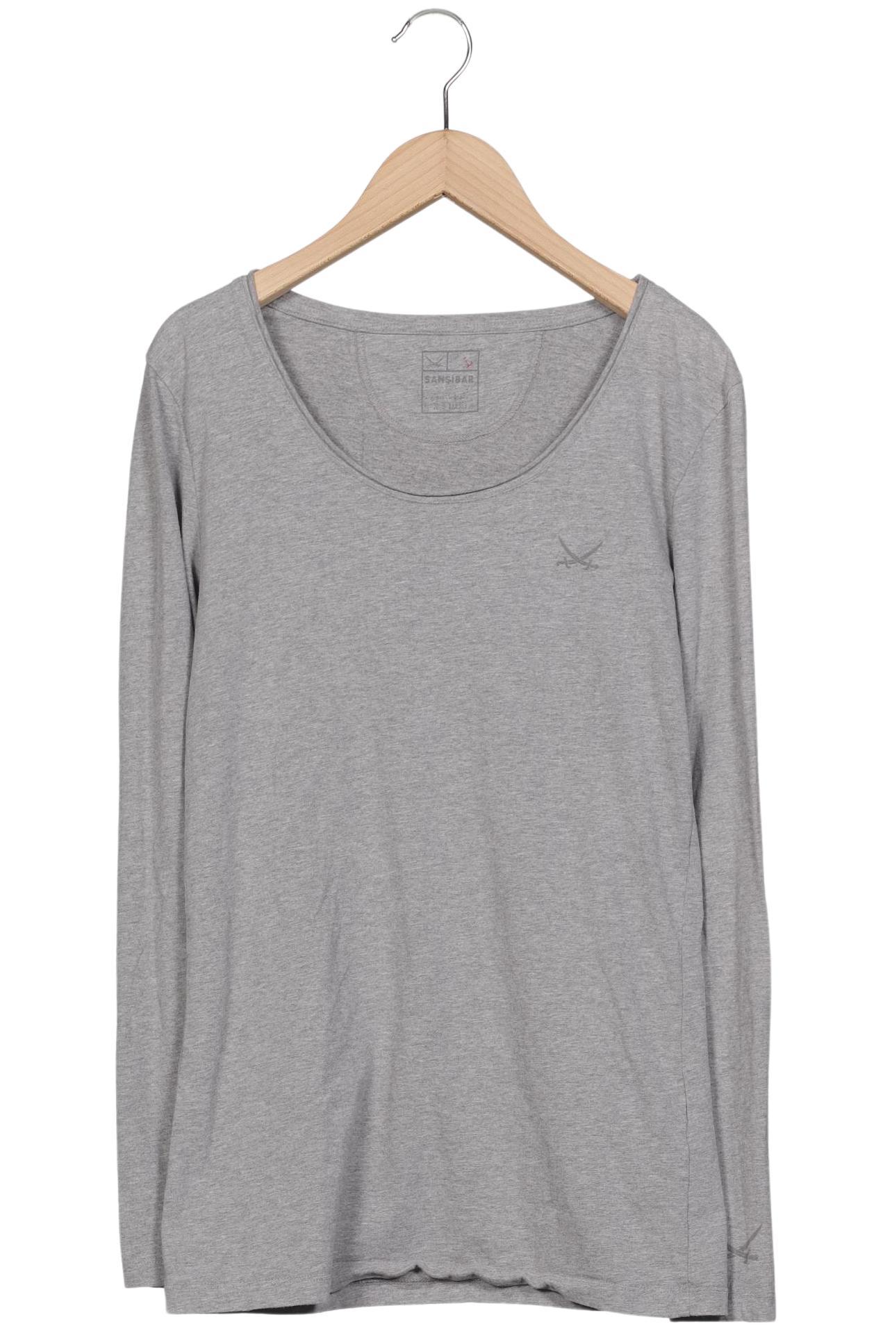 

Sansibar Damen Langarmshirt, grau, Gr. 42