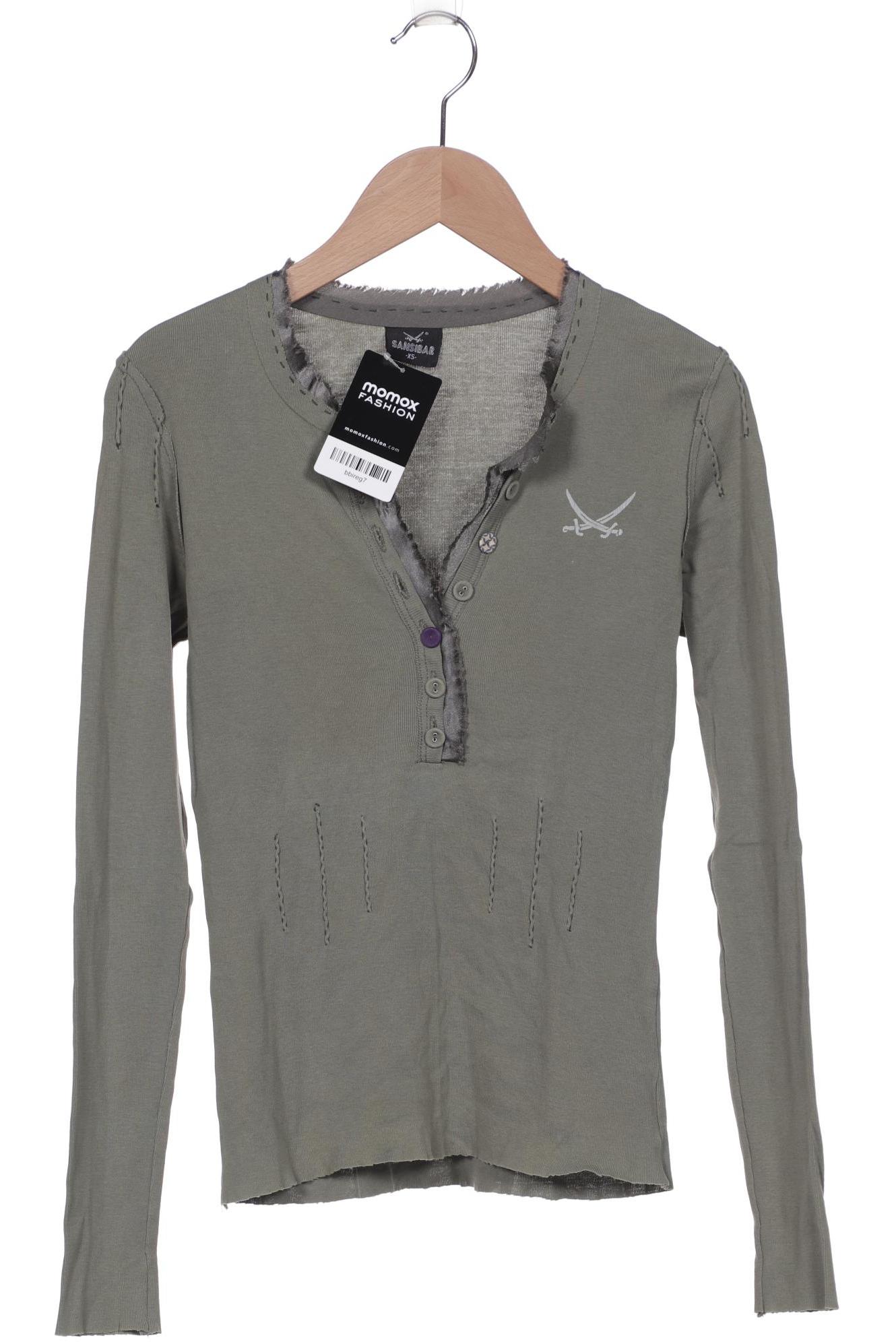 

SANSIBAR Damen Langarmshirt, grün