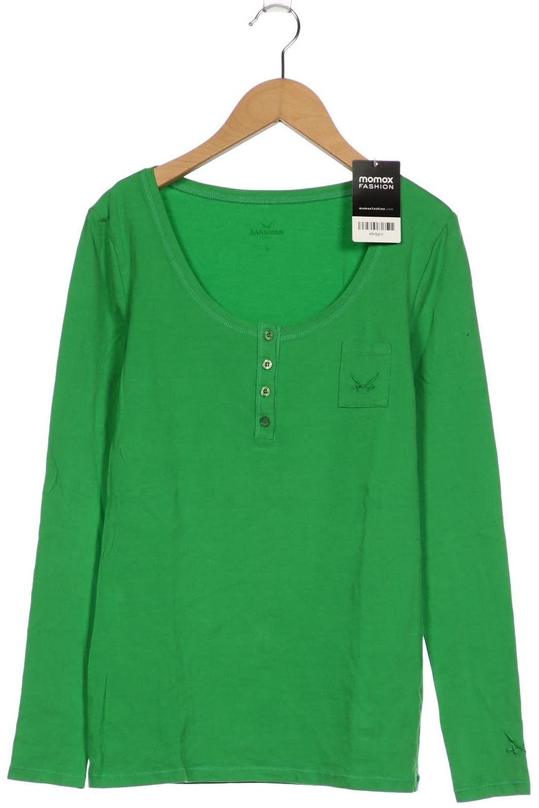 

Sansibar Damen Langarmshirt, grün, Gr. 36