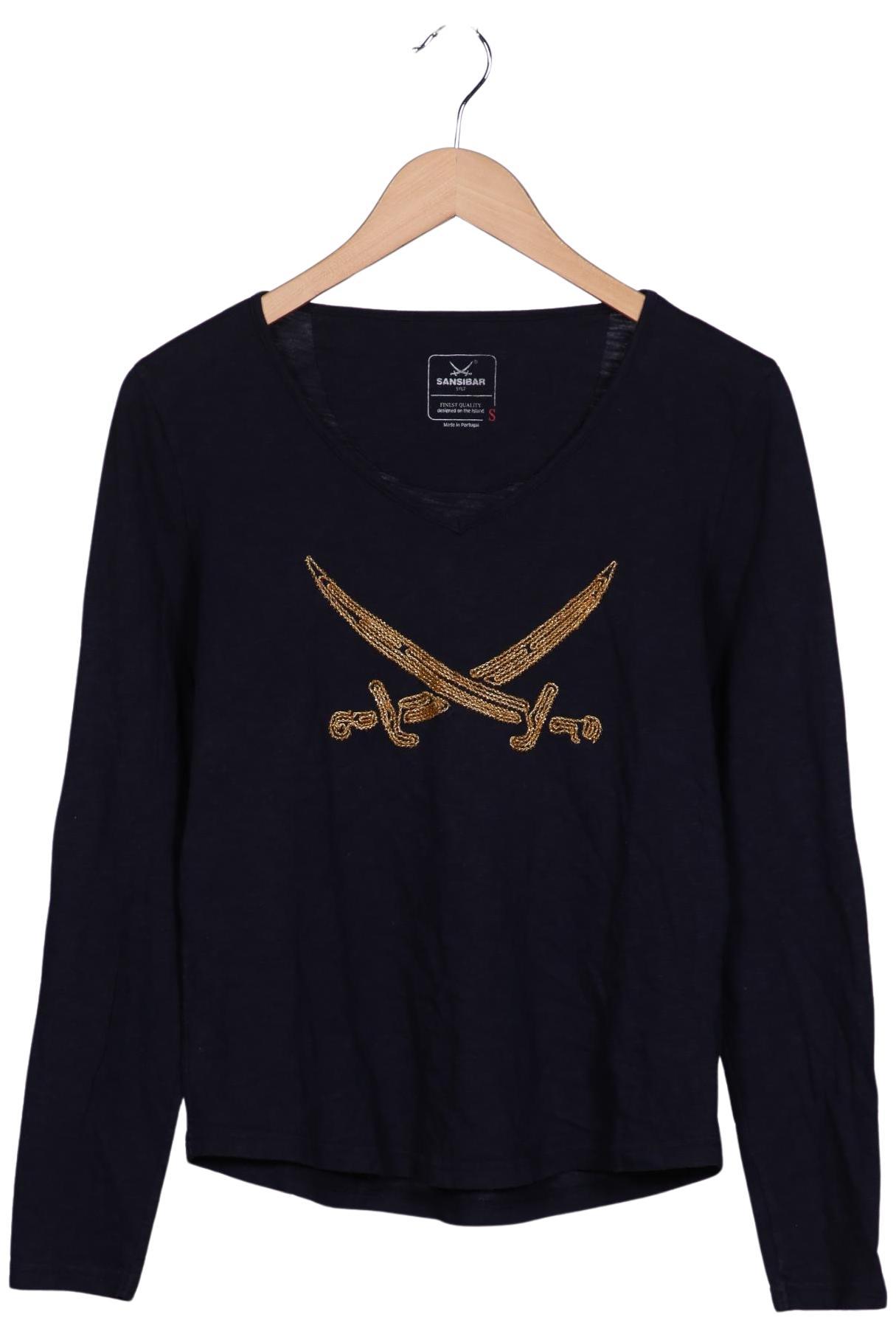 

Sansibar Damen Langarmshirt, marineblau, Gr. 36