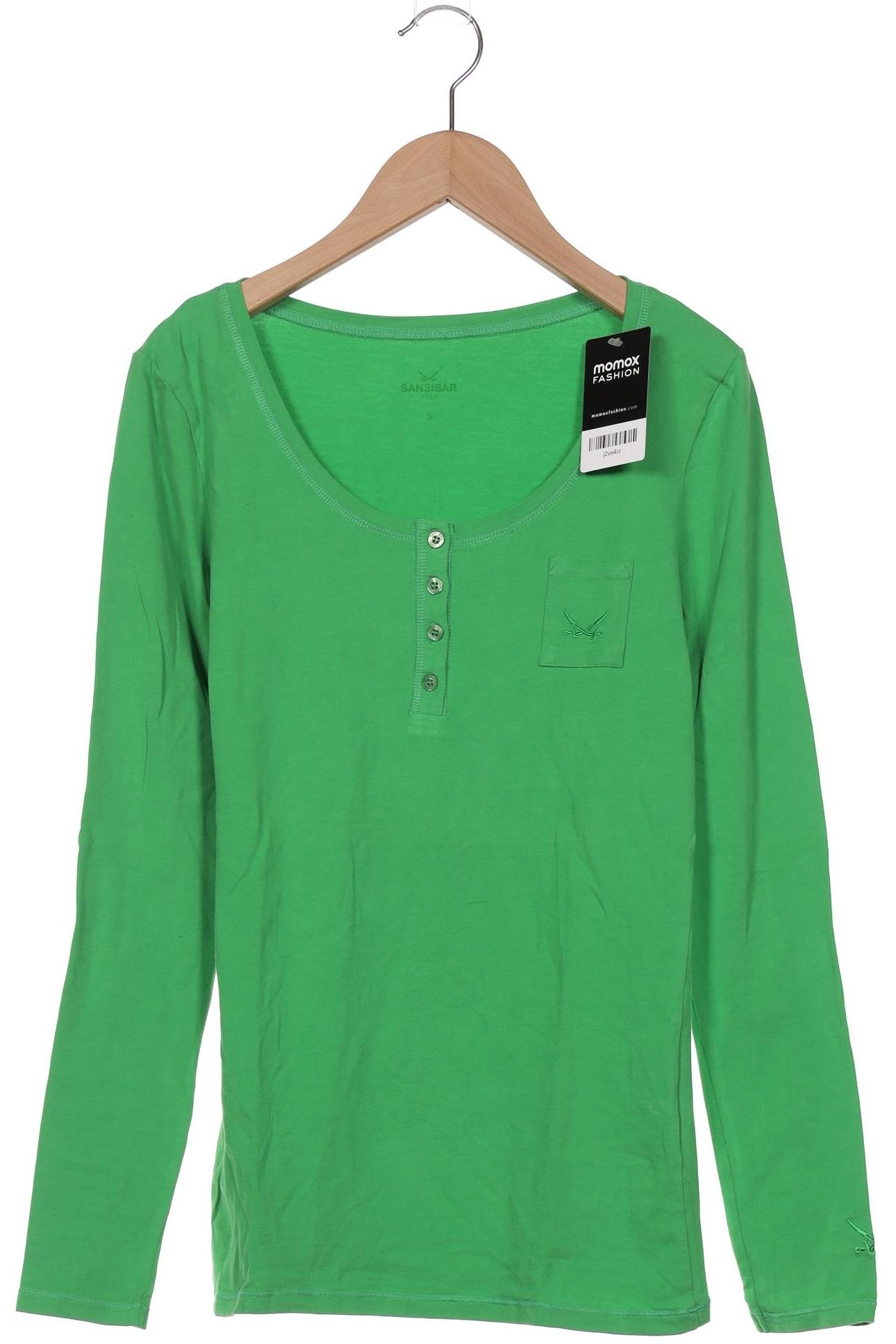 

Sansibar Damen Langarmshirt, grün, Gr. 36