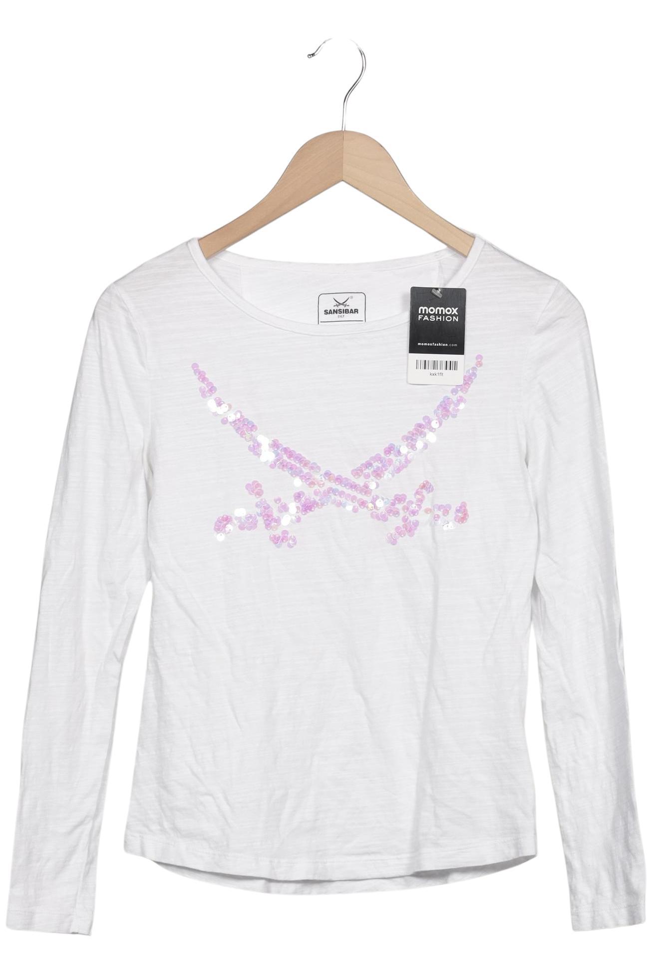 

Sansibar Damen Langarmshirt, weiß, Gr. 32