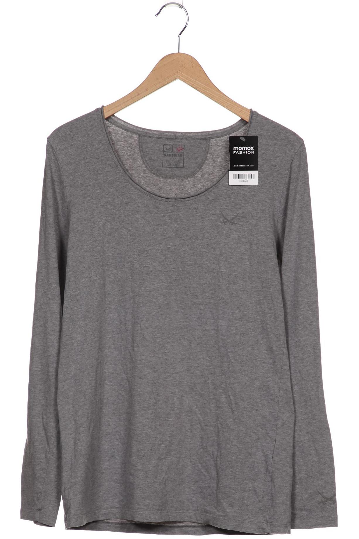 

Sansibar Damen Langarmshirt, grau, Gr. 46