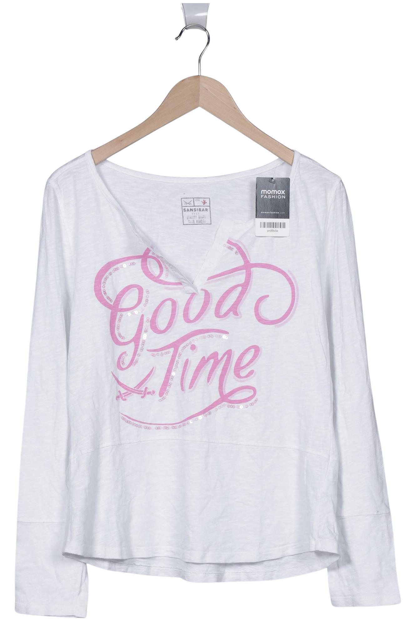 

Sansibar Damen Langarmshirt, weiß, Gr. 38