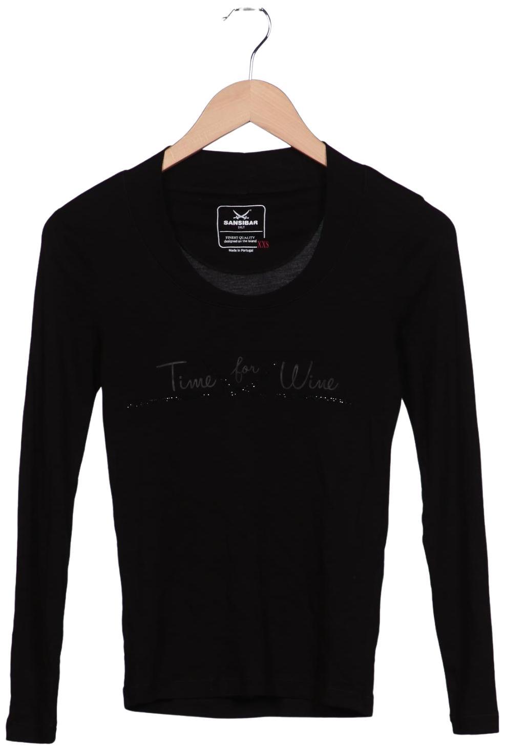 

Sansibar Damen Langarmshirt, schwarz, Gr. 32