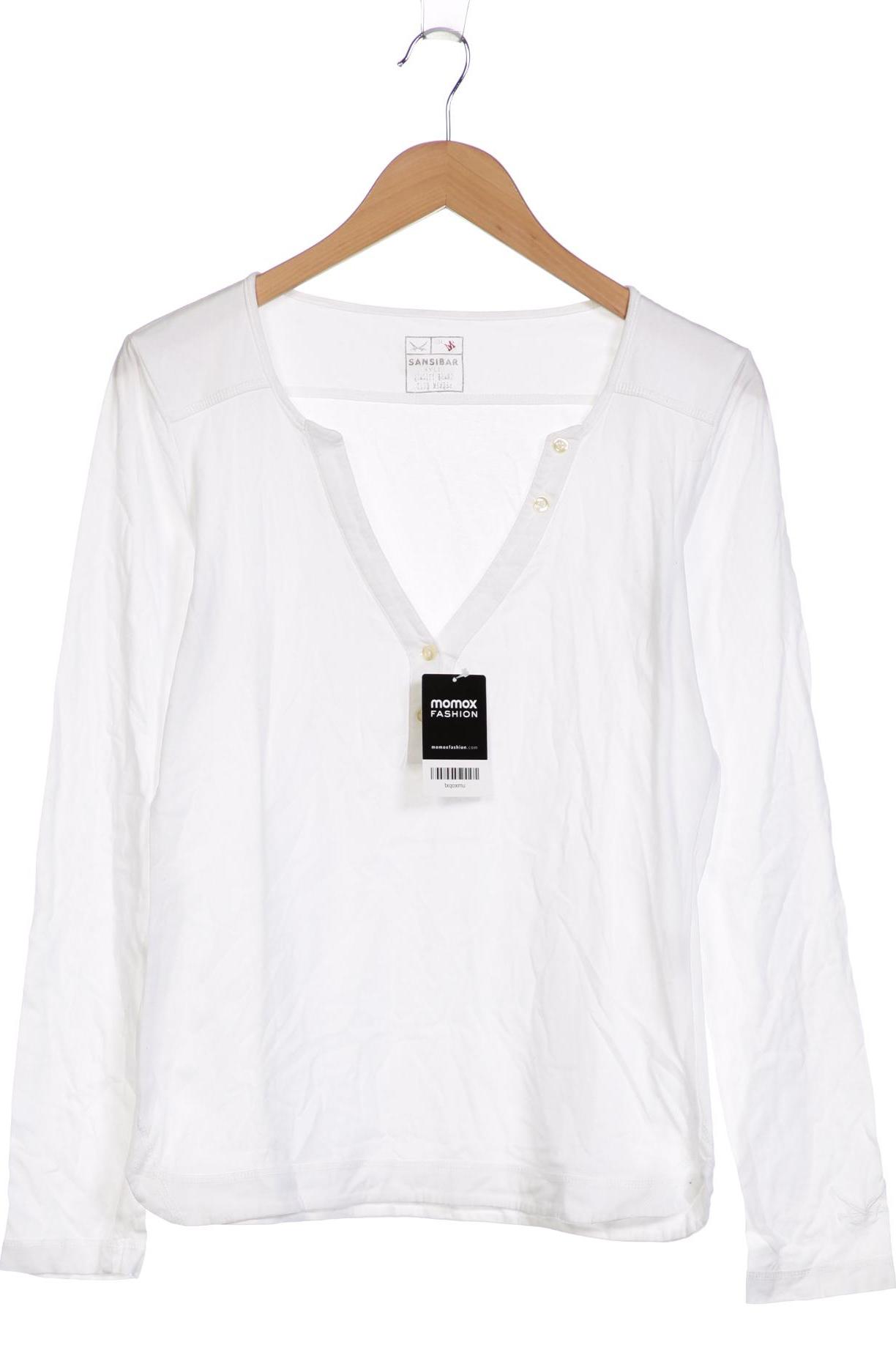 

Sansibar Damen Langarmshirt, weiß, Gr. 38