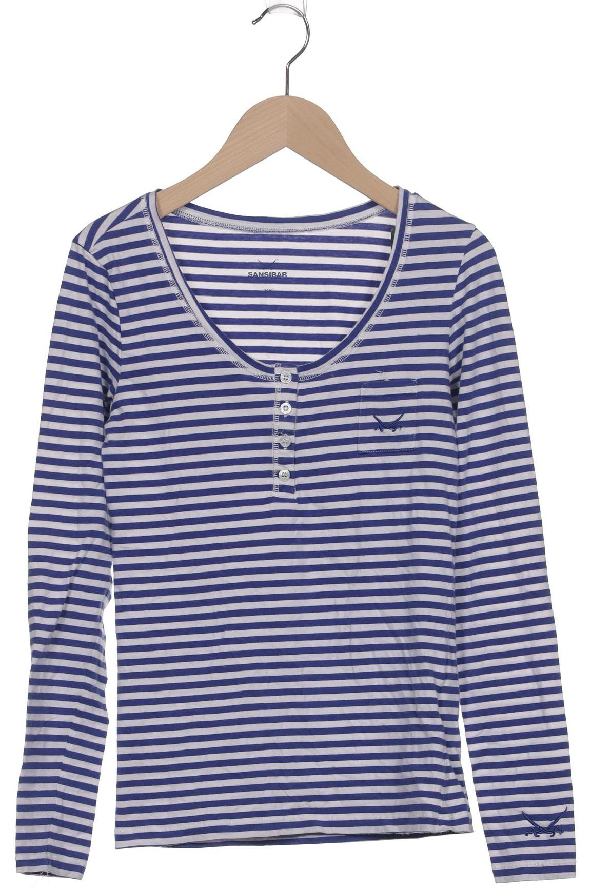 Thumbnail - Sansibar Damen Langarmshirt, blau, Gr. 34