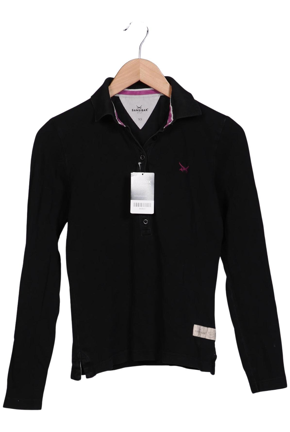 

Sansibar Damen Poloshirt, schwarz, Gr. 34
